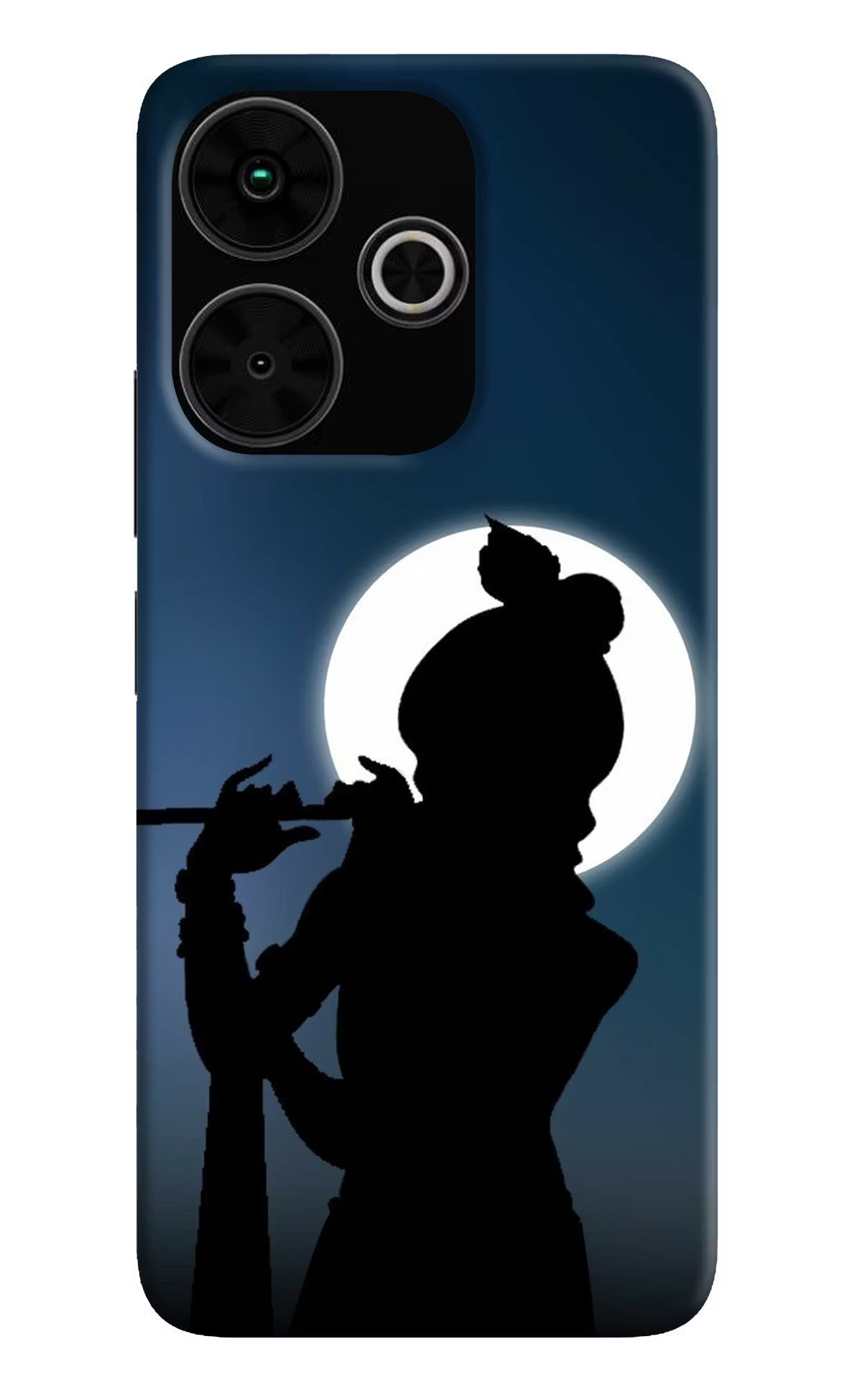 Shri Krishna Silhouette Poco M6 Plus 5G Back Cover