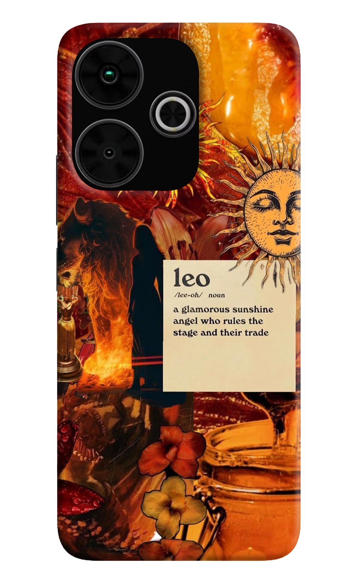 Leo Zodiac Poco M6 Plus 5G Back Cover