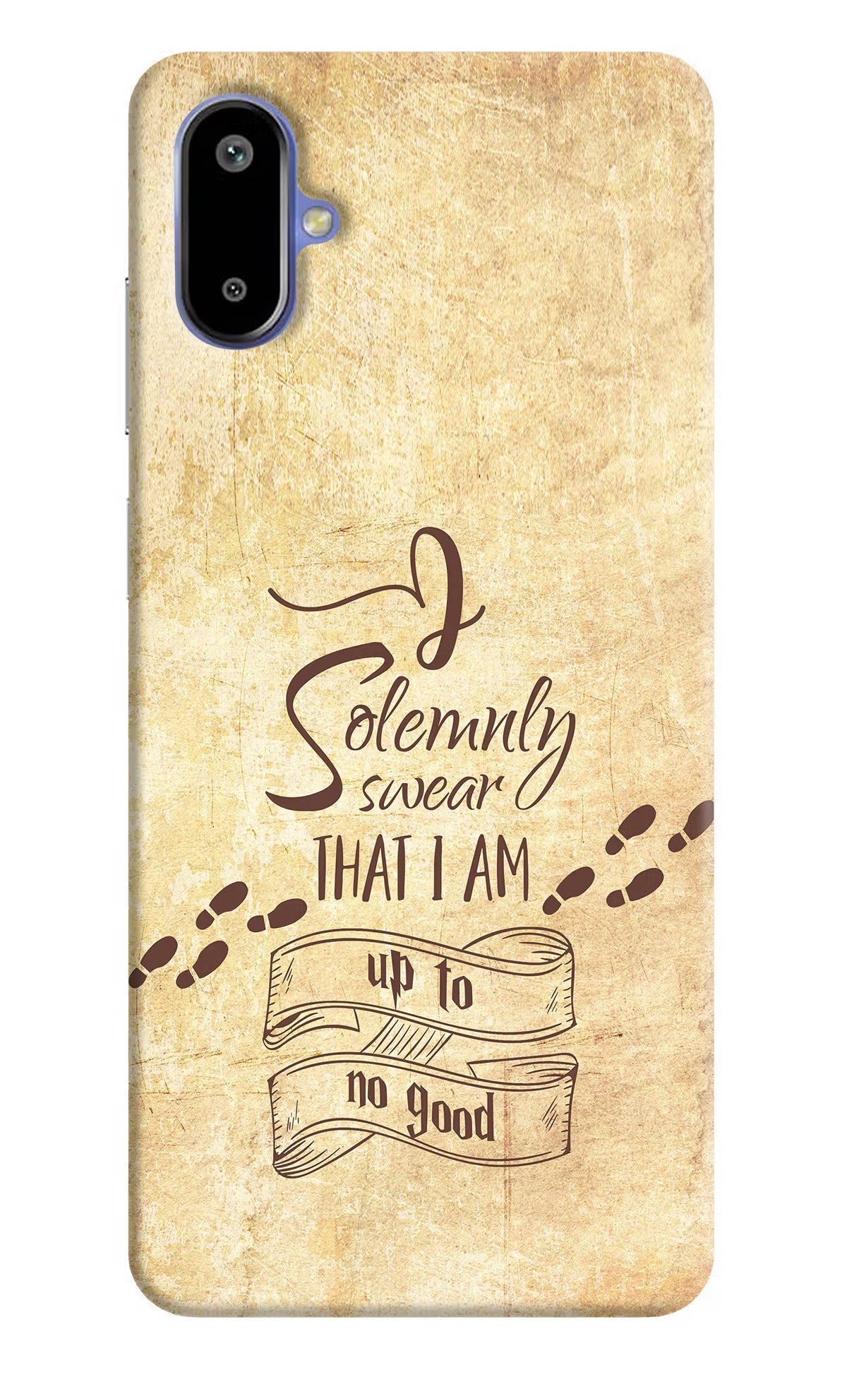 I Solemnly swear that i up to no good Samsung F06 5G Back Cover