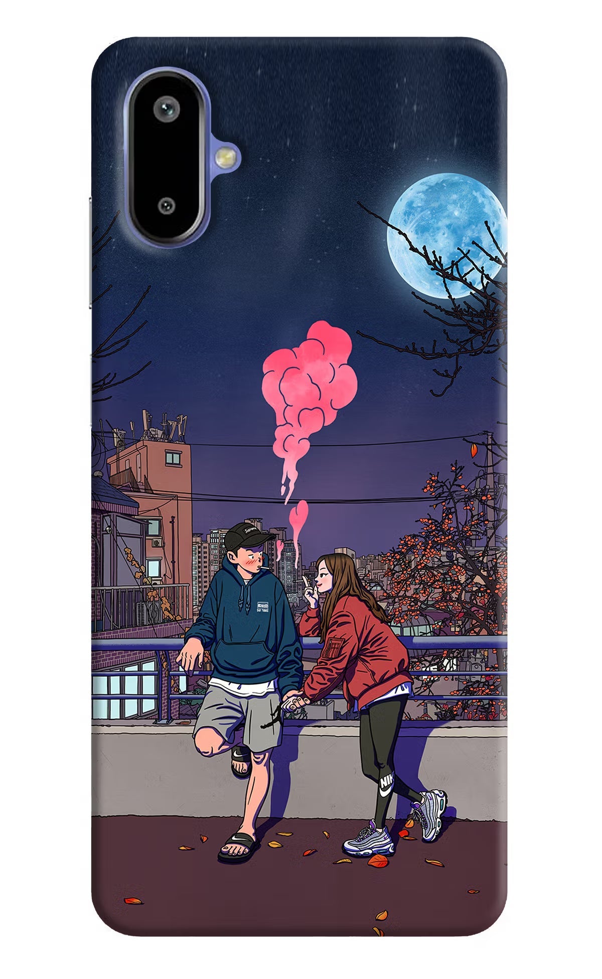 Chilling Couple Samsung F06 5G Back Cover