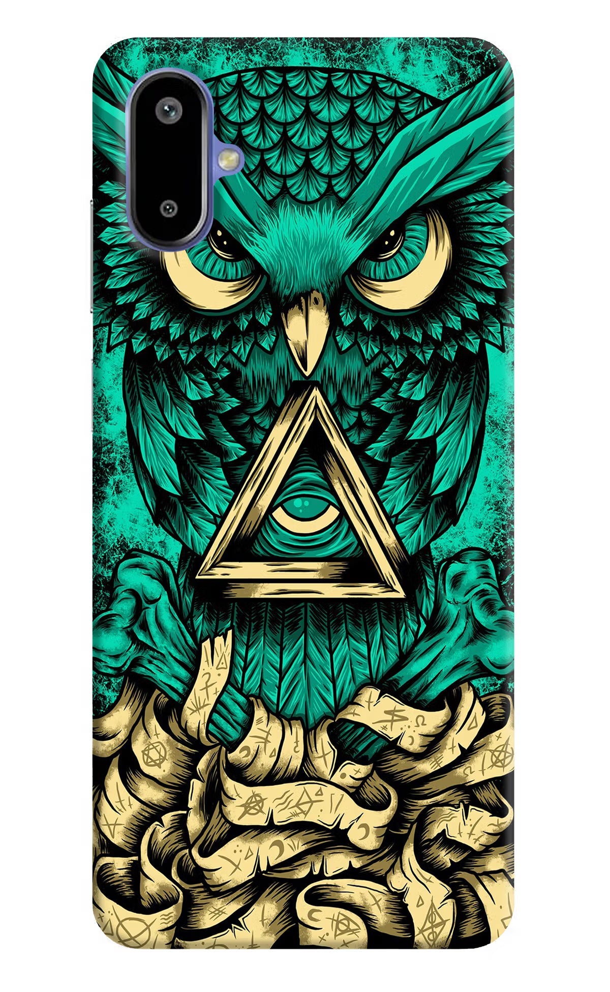 Green Owl Samsung F06 5G Back Cover