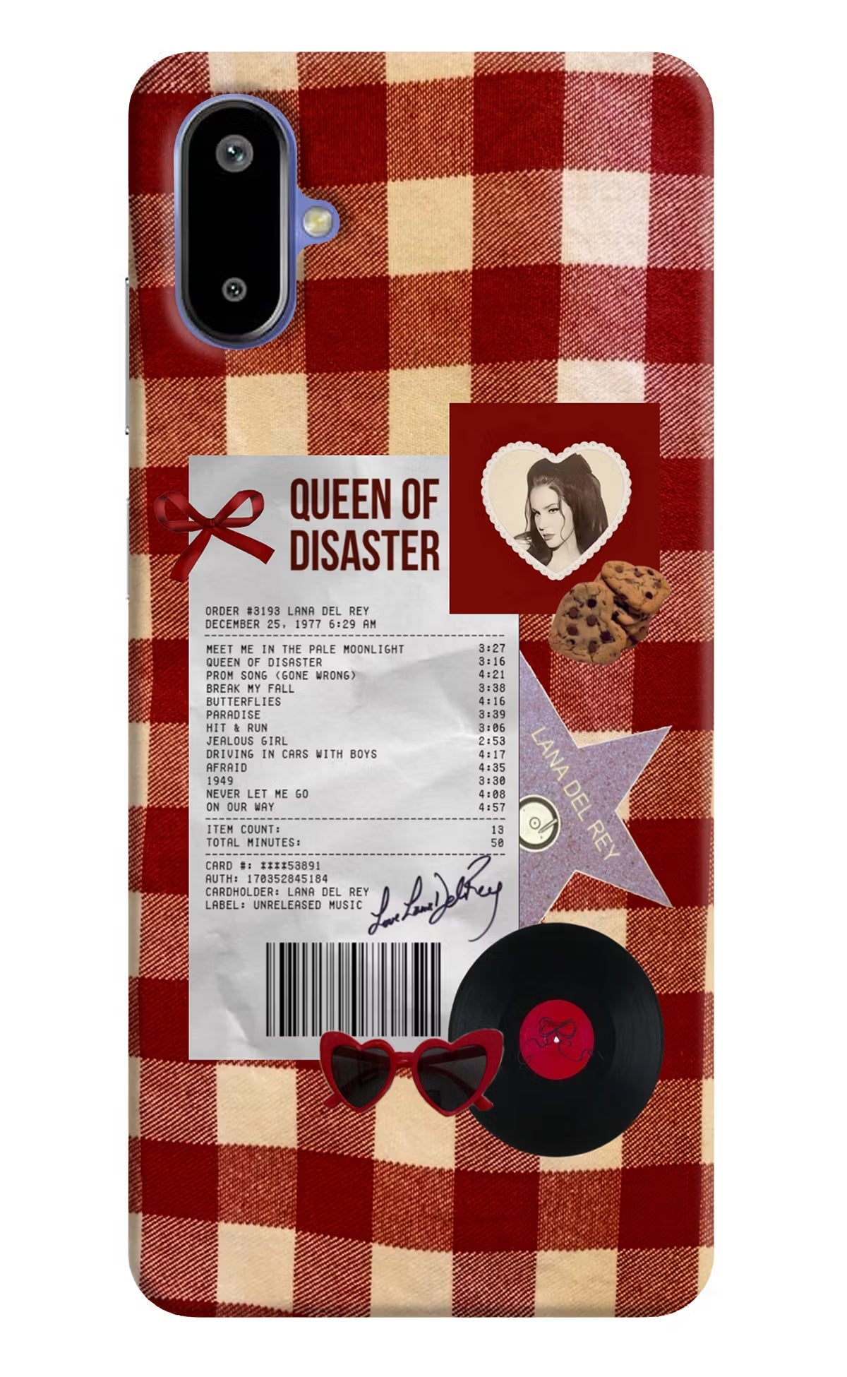 Queen of Disaster Samsung F06 5G Back Cover