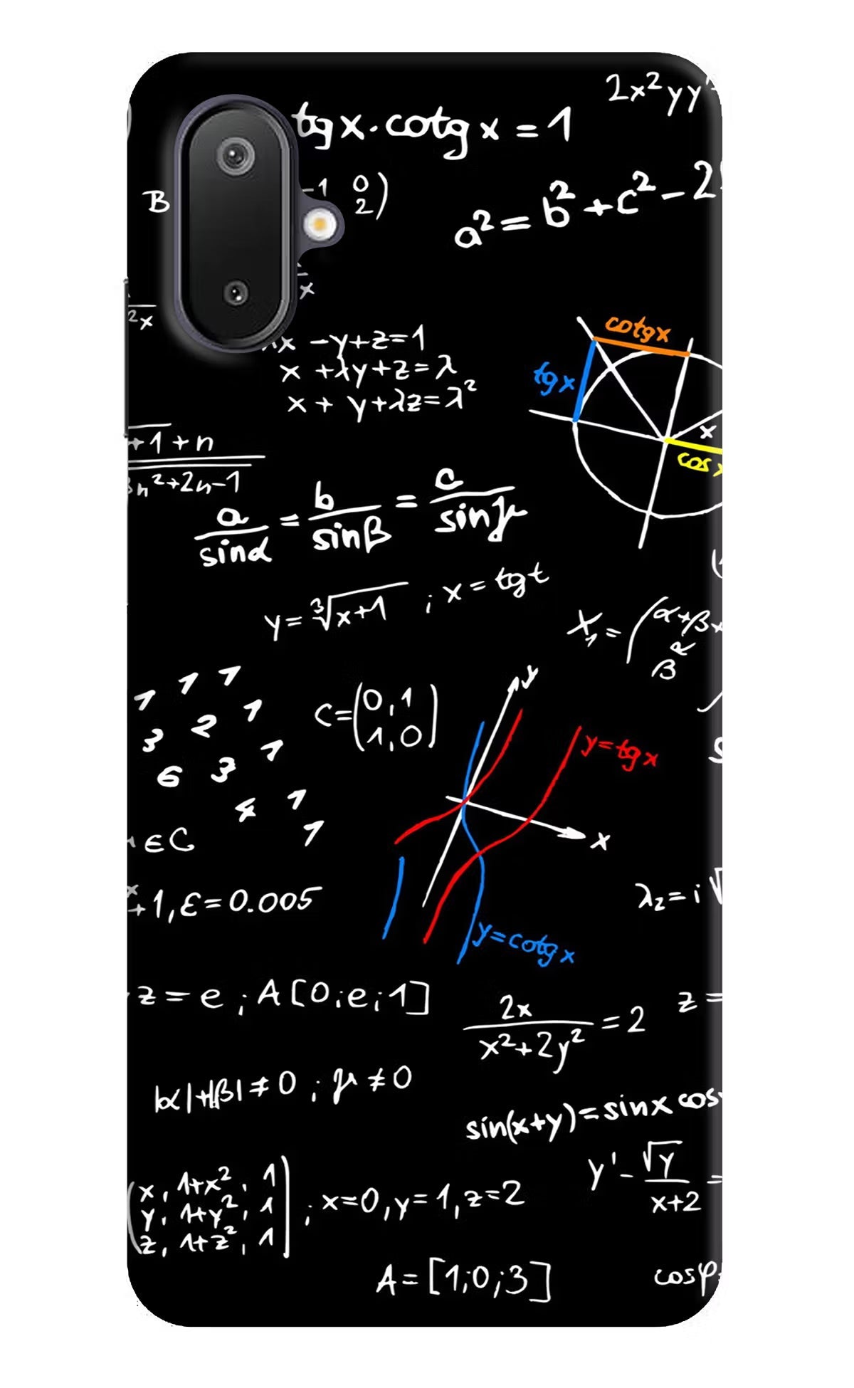 Mathematics Formula Samsung M06 5G Back Cover