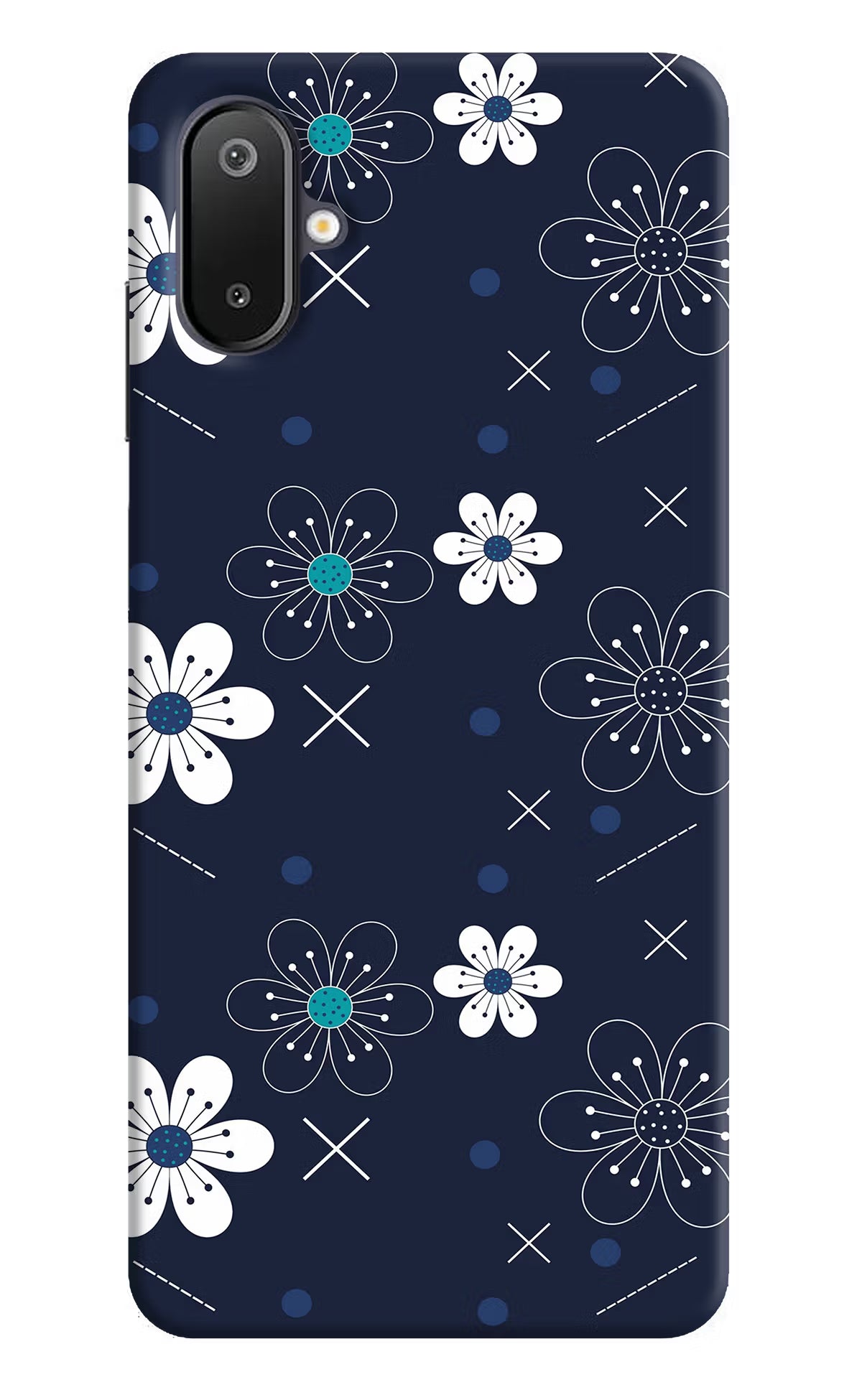 Flowers Samsung M06 5G Back Cover