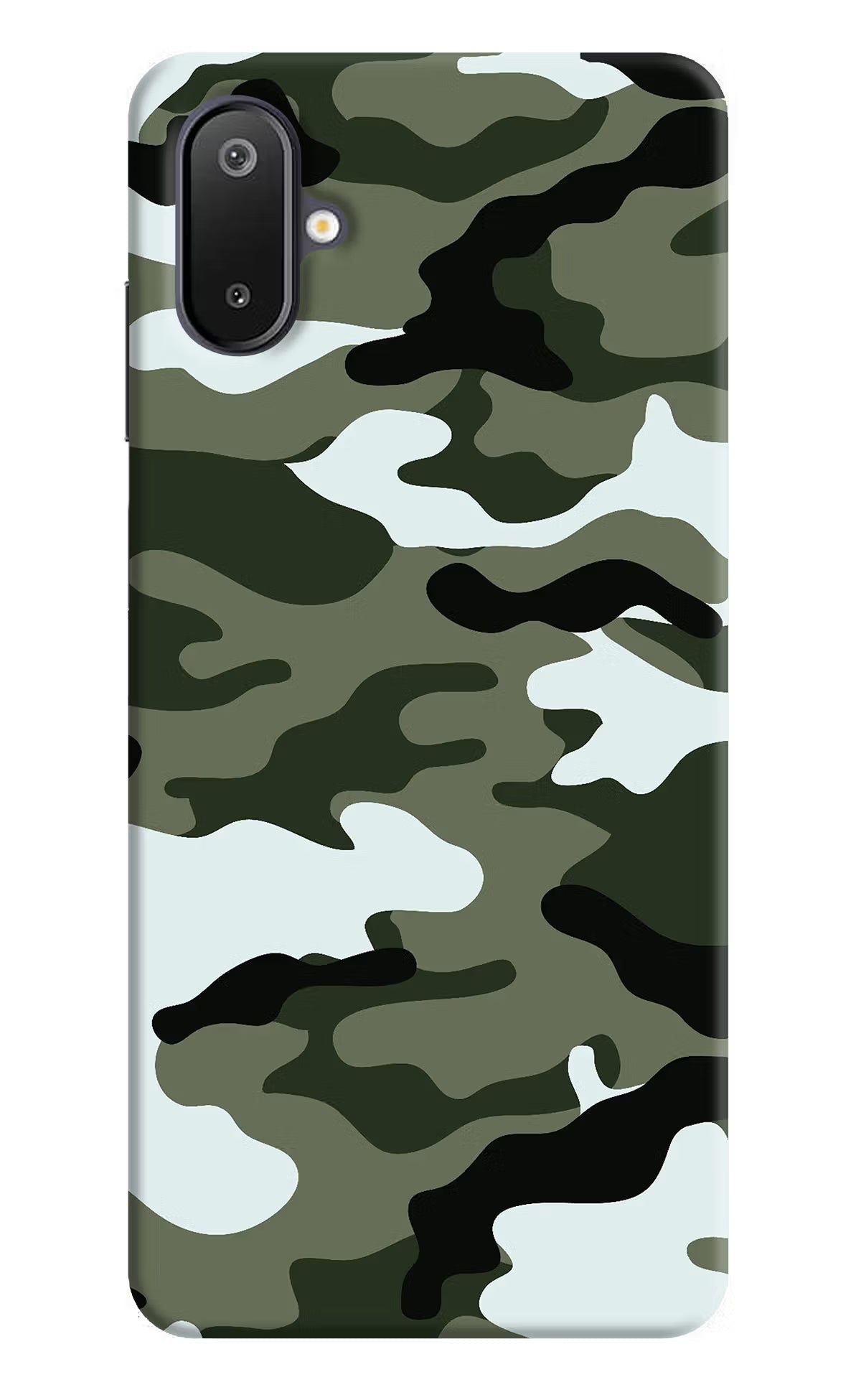 Camouflage Samsung M06 5G Back Cover