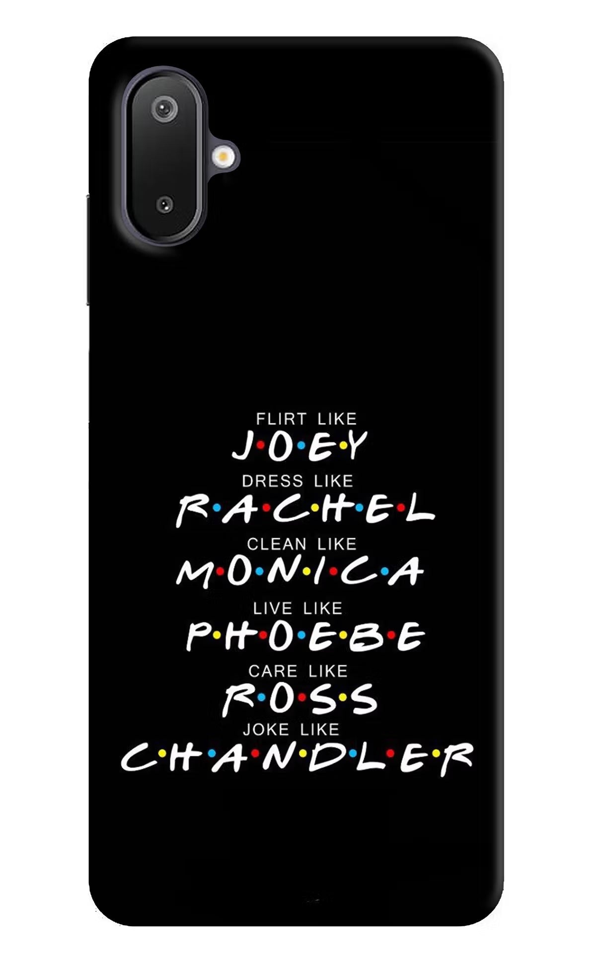 FRIENDS Character Samsung M06 5G Back Cover