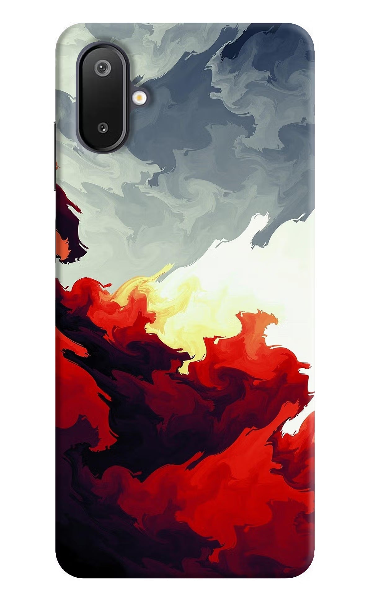 Fire Cloud Samsung M06 5G Back Cover