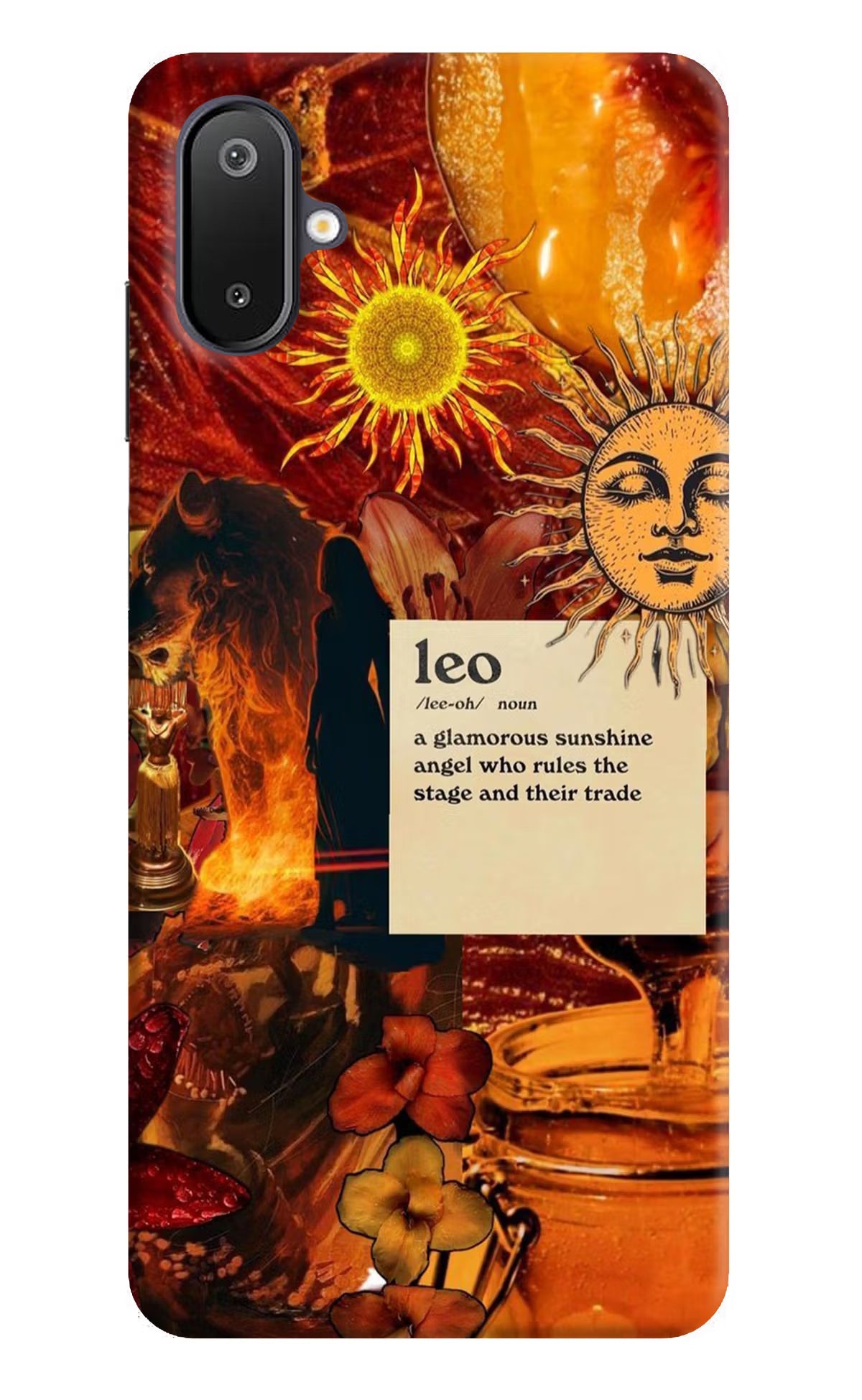 Leo Zodiac Samsung M06 5G Back Cover