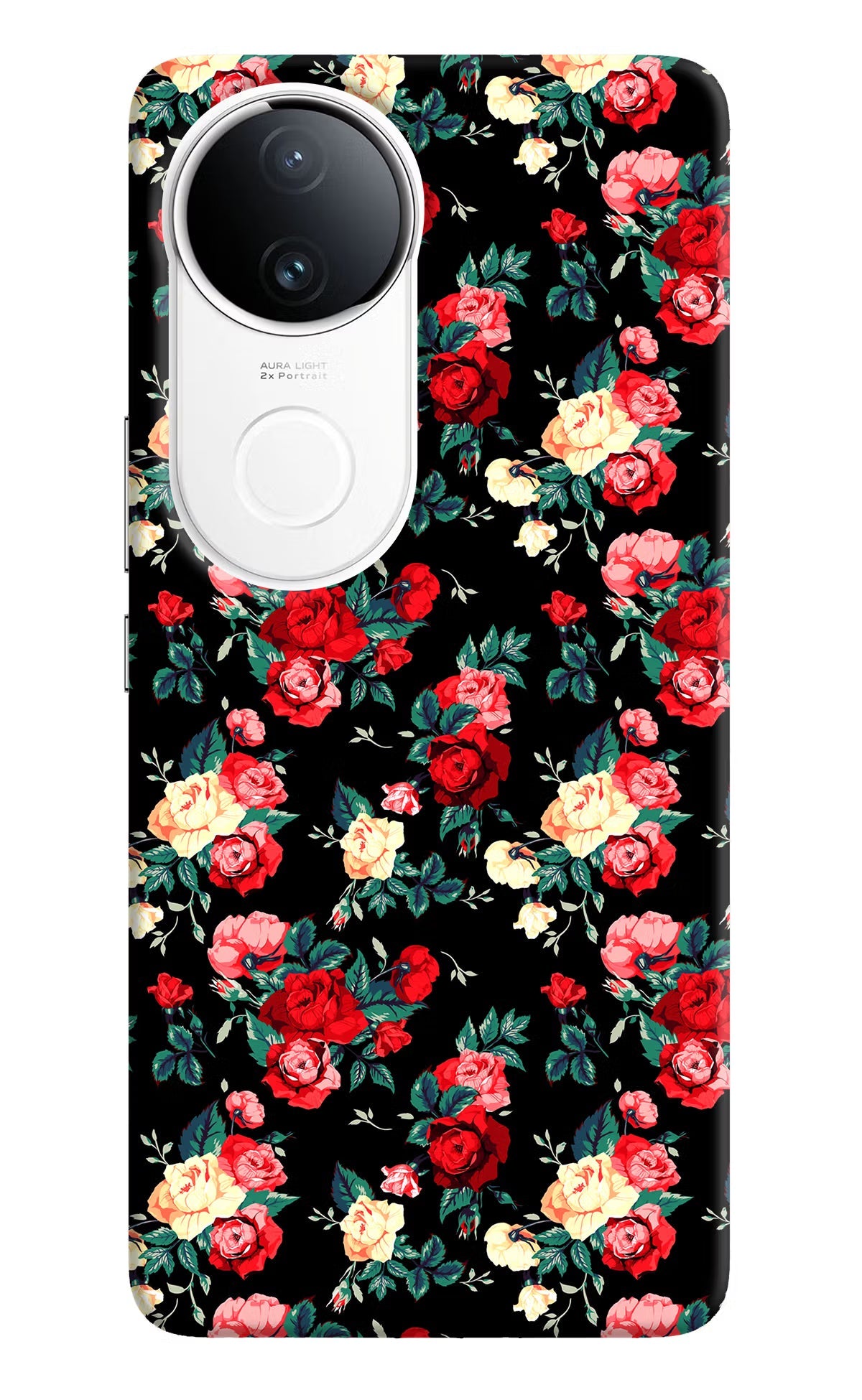 Rose Pattern Vivo T4R 5G Back Cover