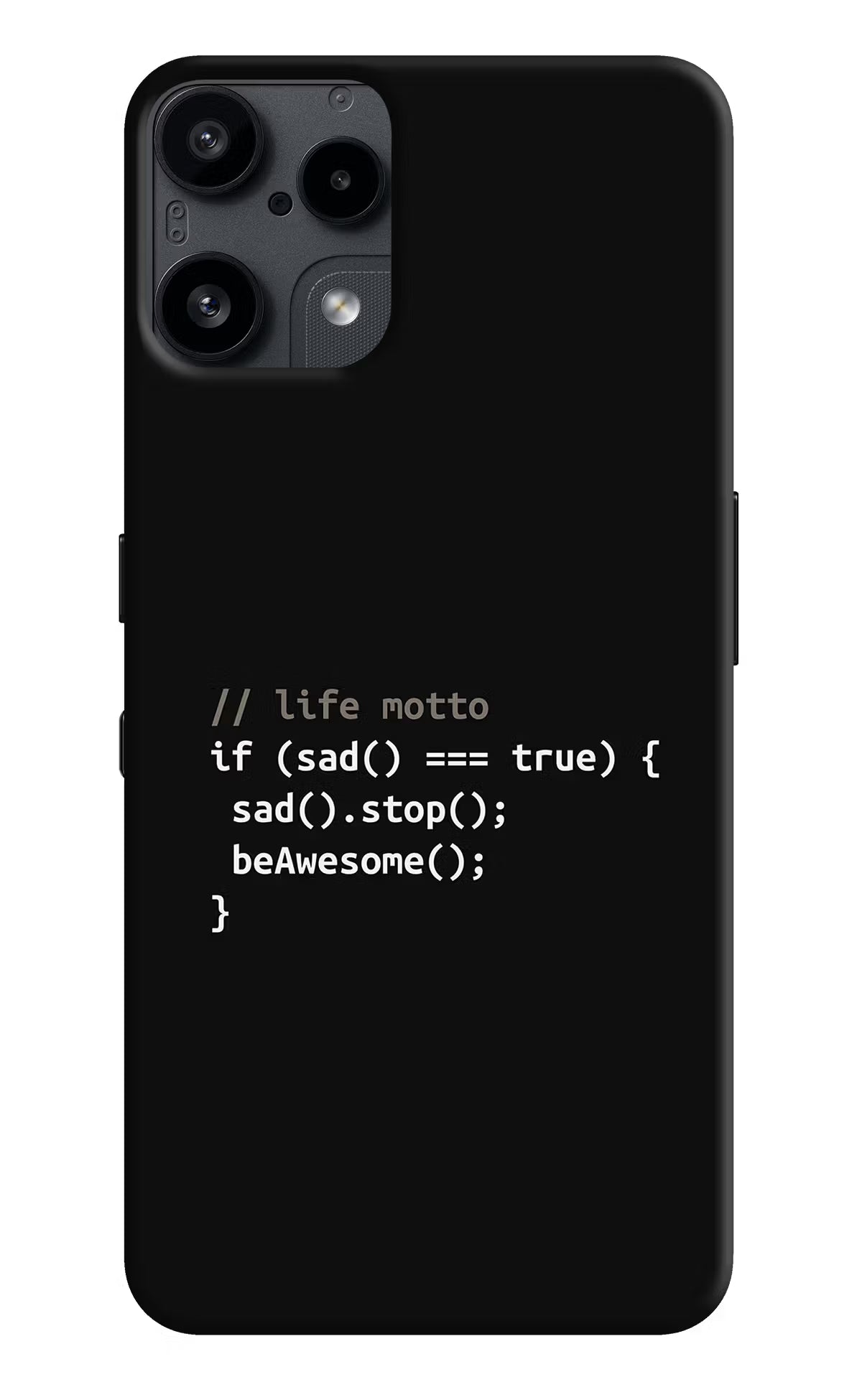Life Motto Code Nothing Phone 3A Lite Back Cover