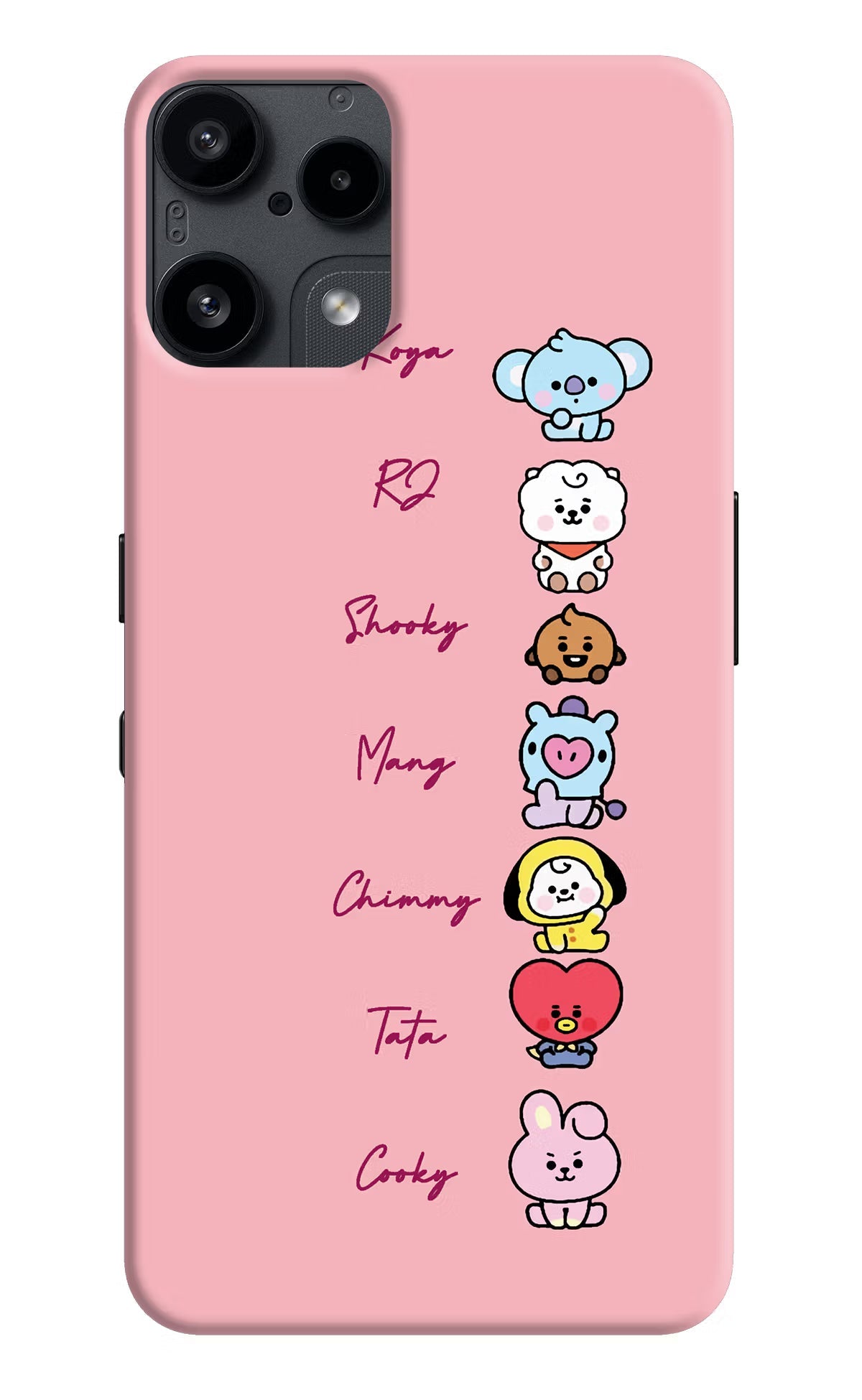 BTS names Nothing Phone 3A Lite Back Cover