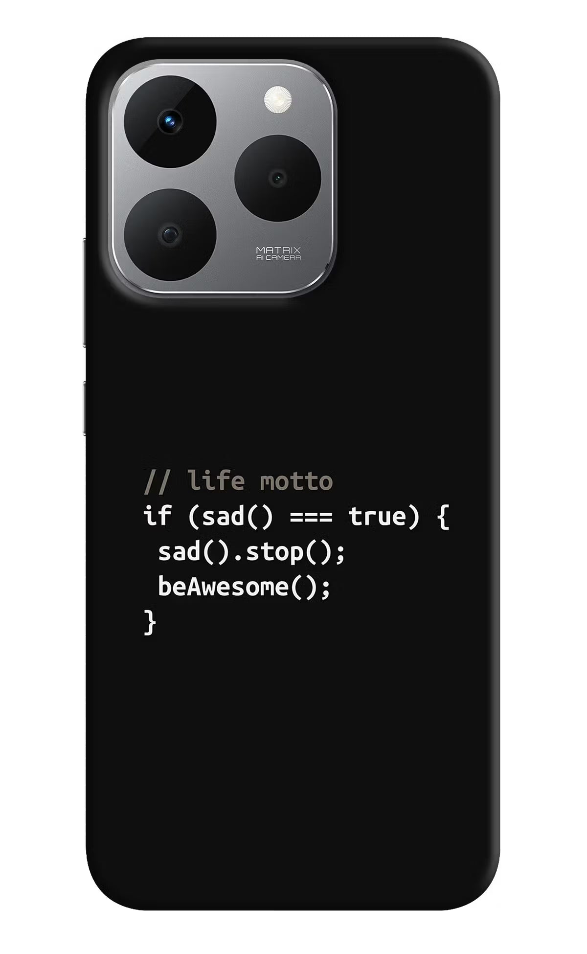 Life Motto Code Realme 15T 5G Back Cover