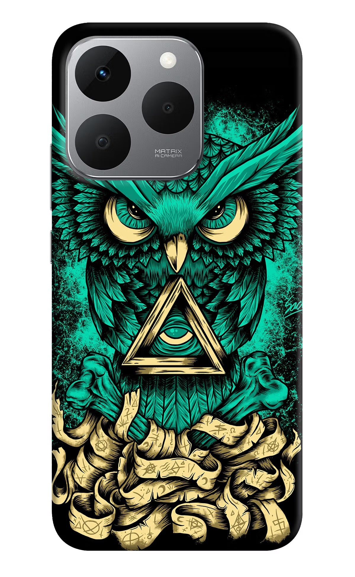 Green Owl Realme 15T 5G Back Cover
