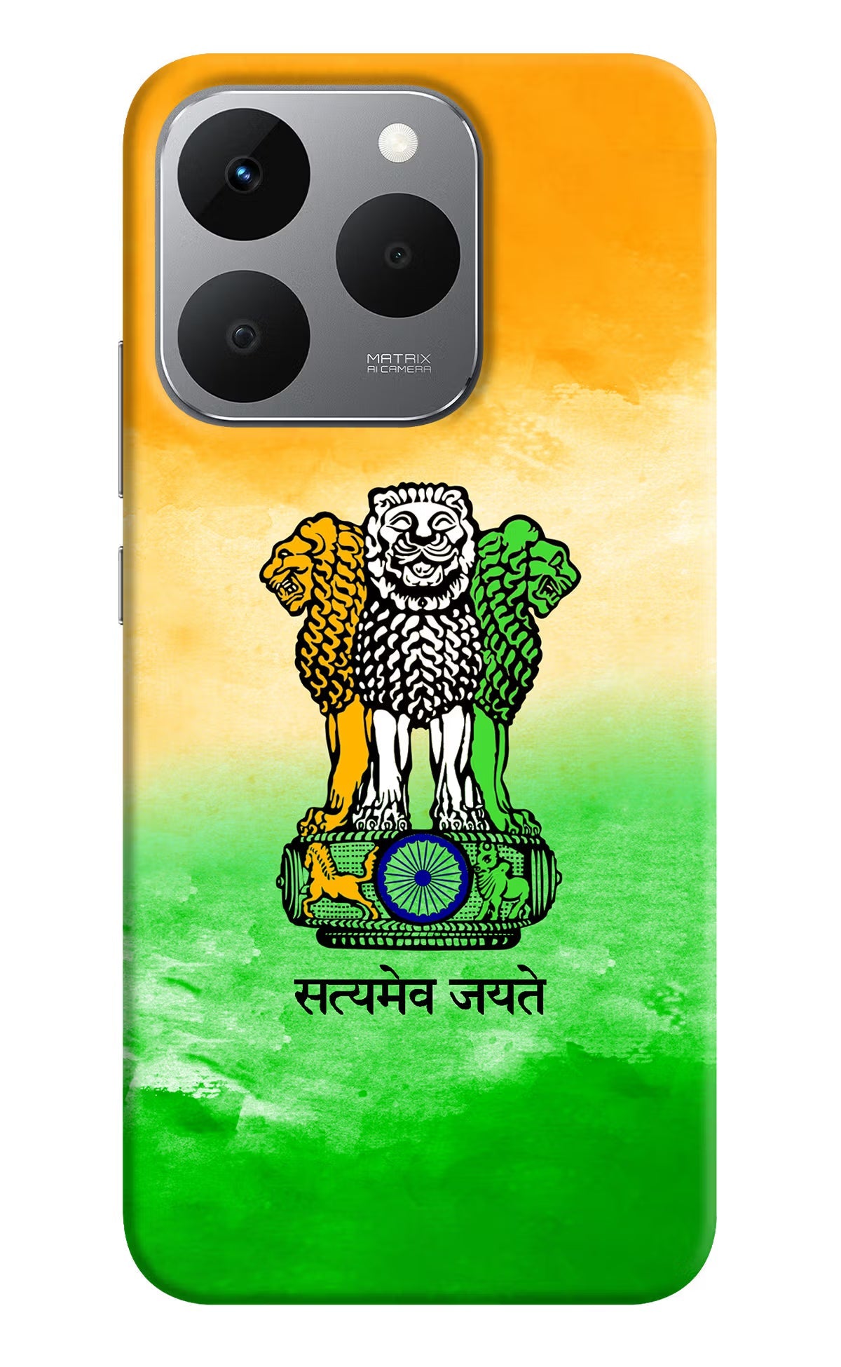 Satyamev Jayate Flag Realme 15T 5G Back Cover