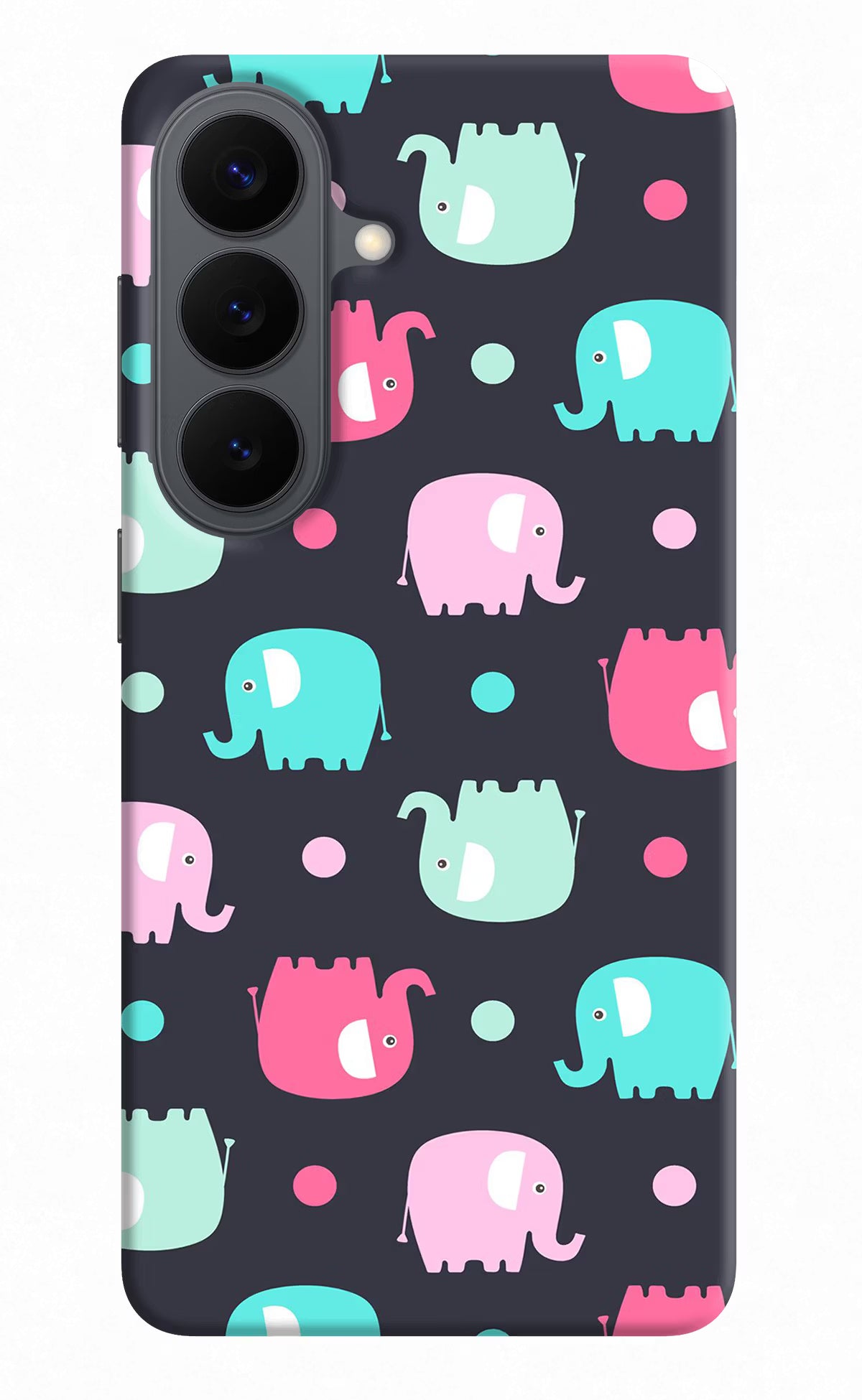 Elephants Samsung S26 Back Cover