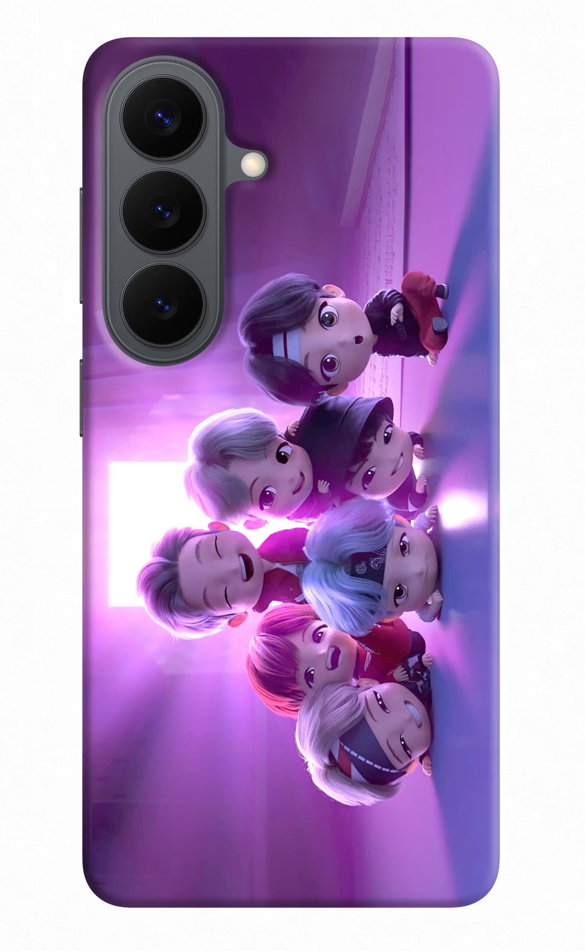 BTS Chibi Samsung S26 Back Cover