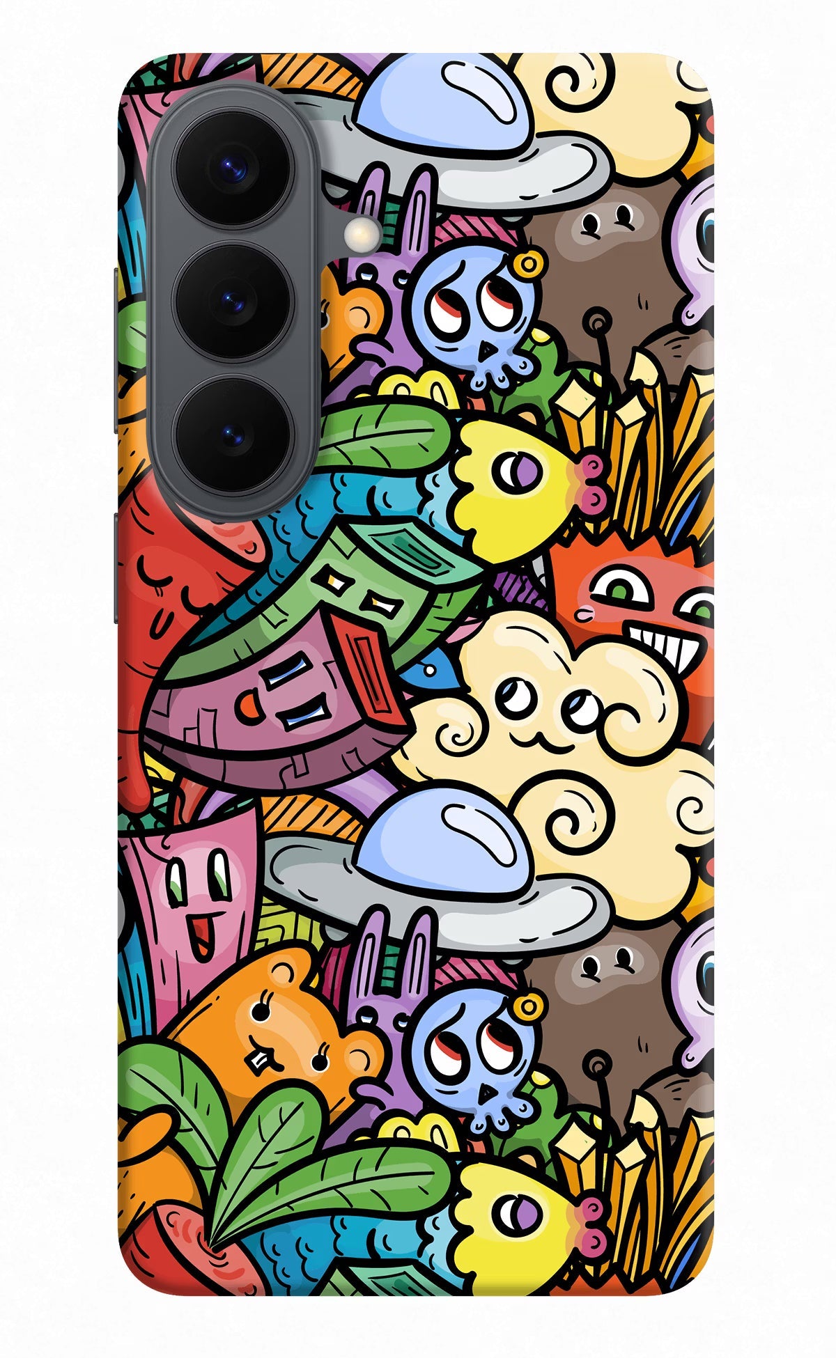 Veggie Doodle Samsung S26 Back Cover