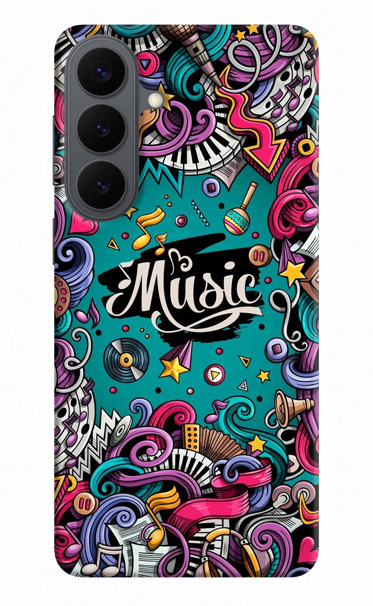 Music Graffiti Samsung S26 Plus Back Cover