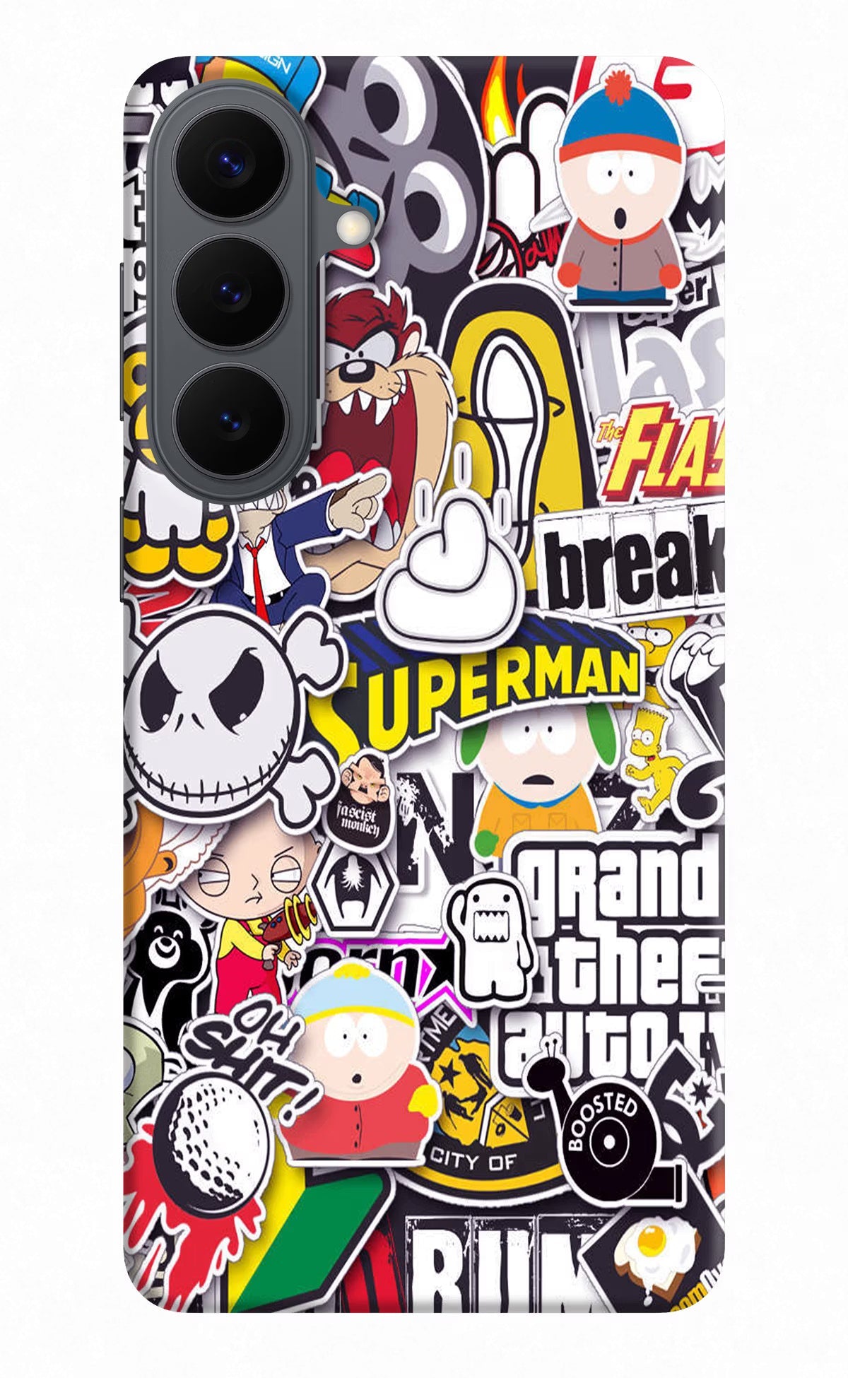 Sticker Bomb Samsung S26 Plus Back Cover