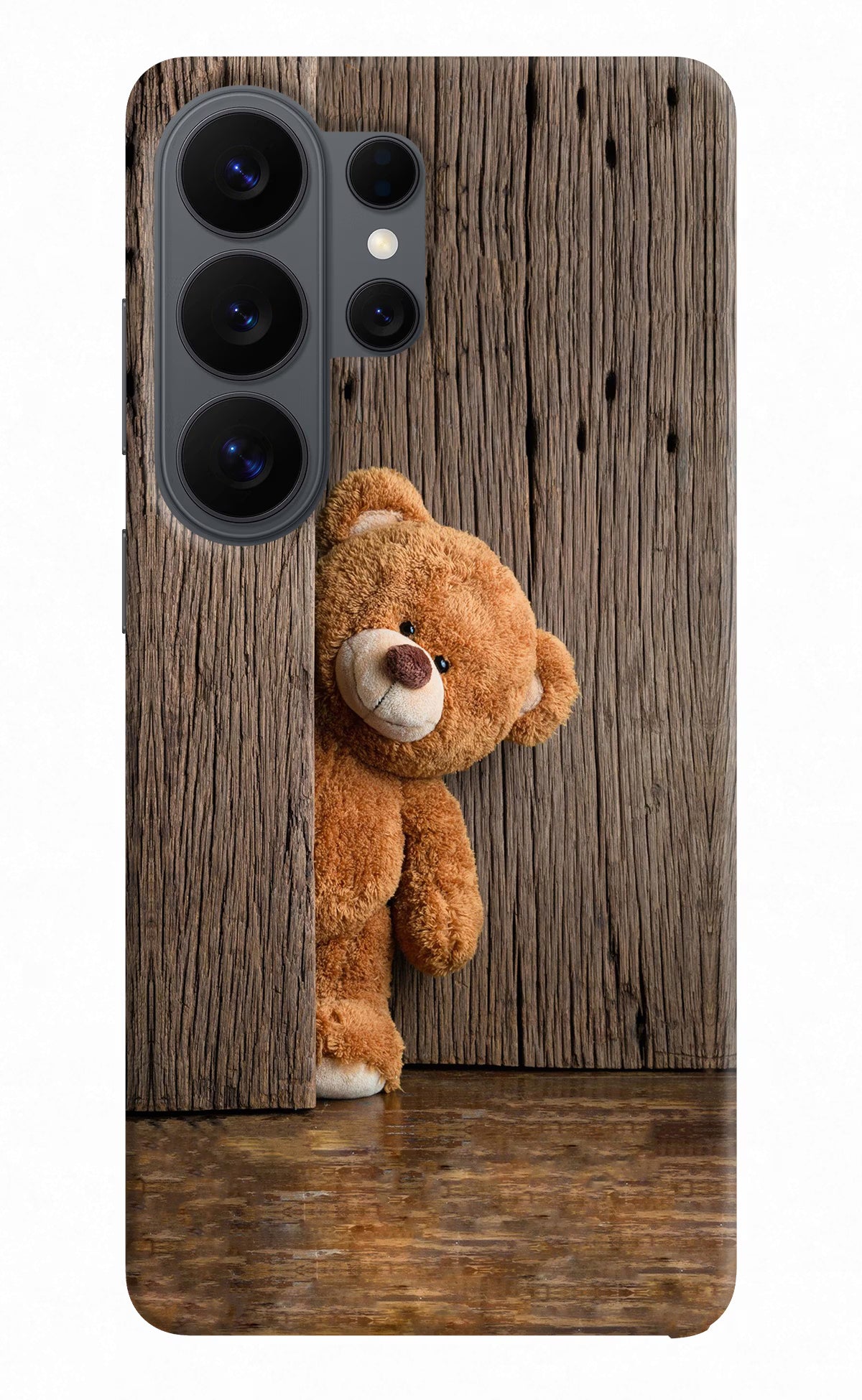 Teddy Wooden Samsung S26 Ultra Back Cover