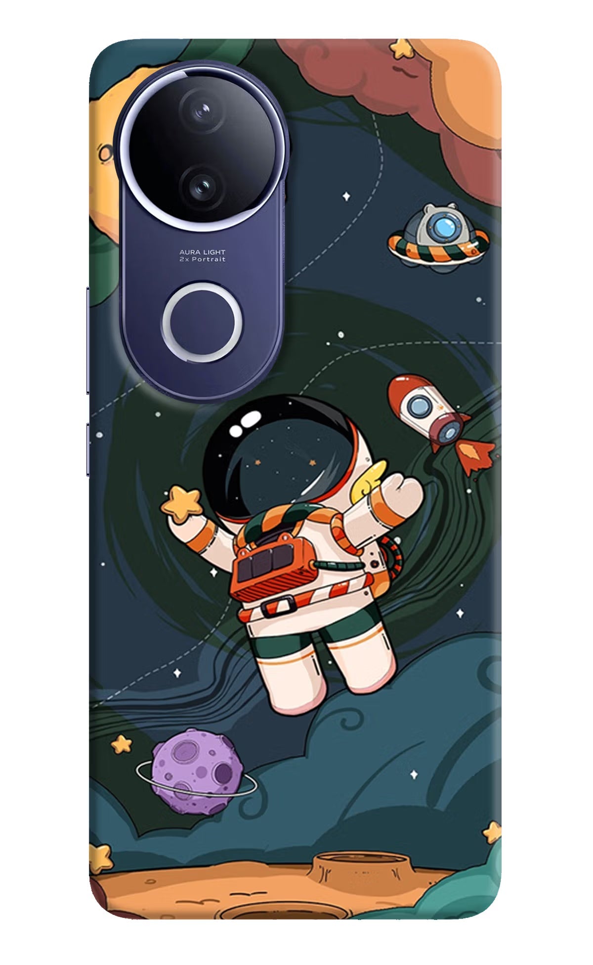 Cartoon Astronaut Vivo V50e 5G Back Cover