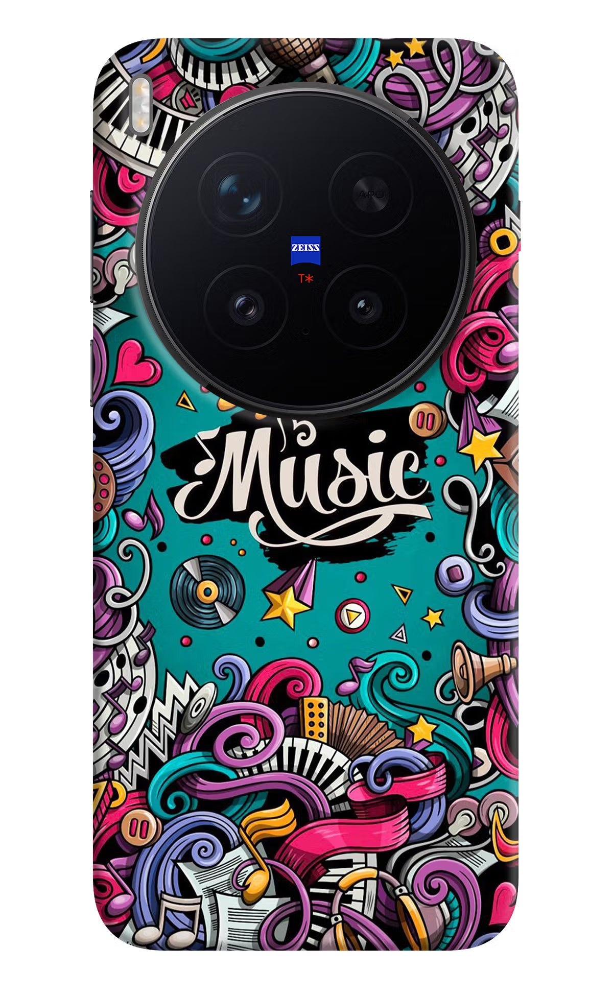 Music Graffiti Vivo X300 Pro Back Cover