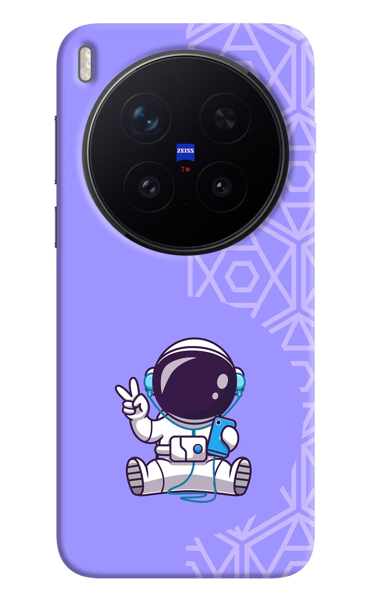Cute Astronaut Chilling Vivo X300 Pro Back Cover