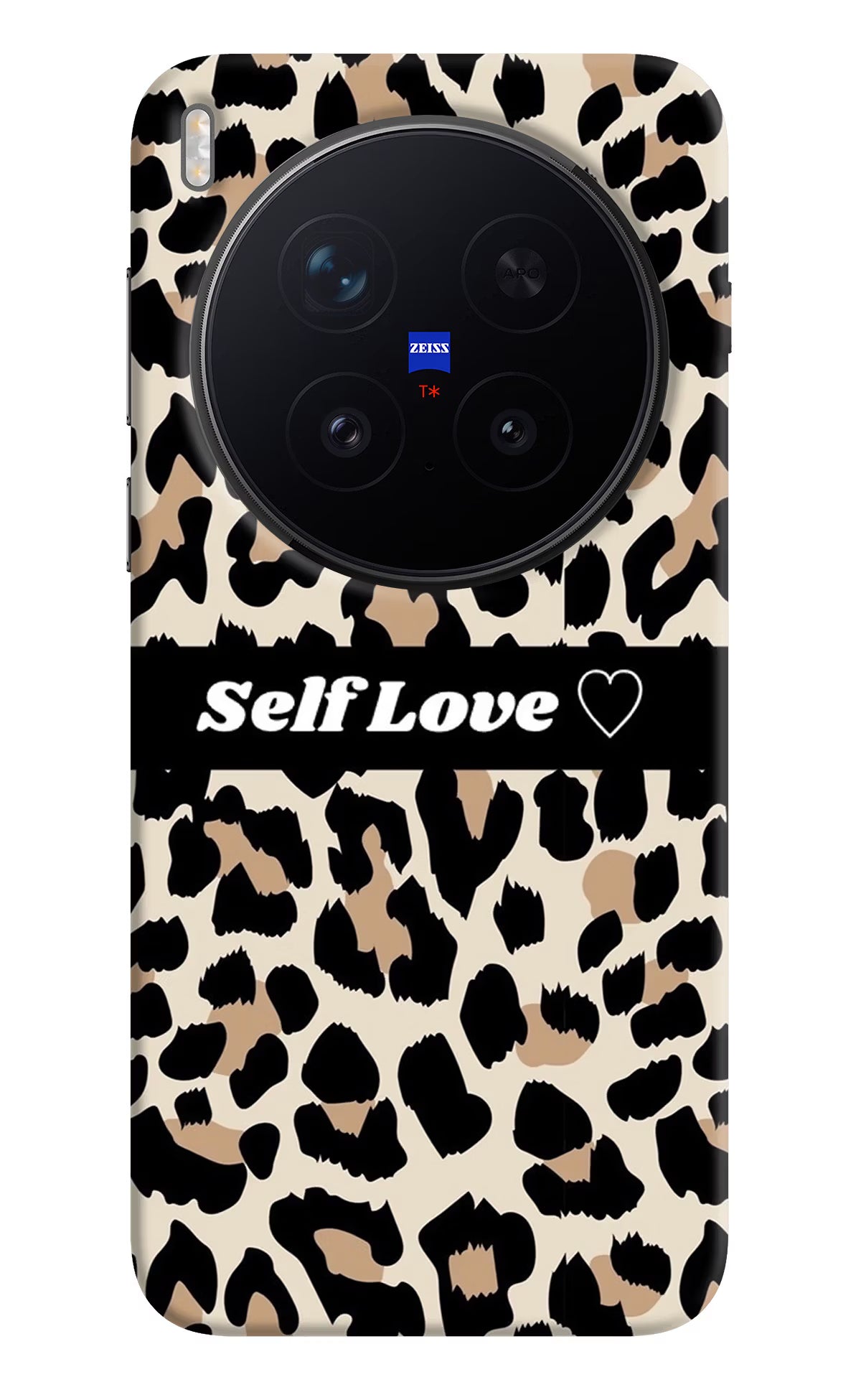 Leopard Print Self Love Vivo X300 Pro Back Cover