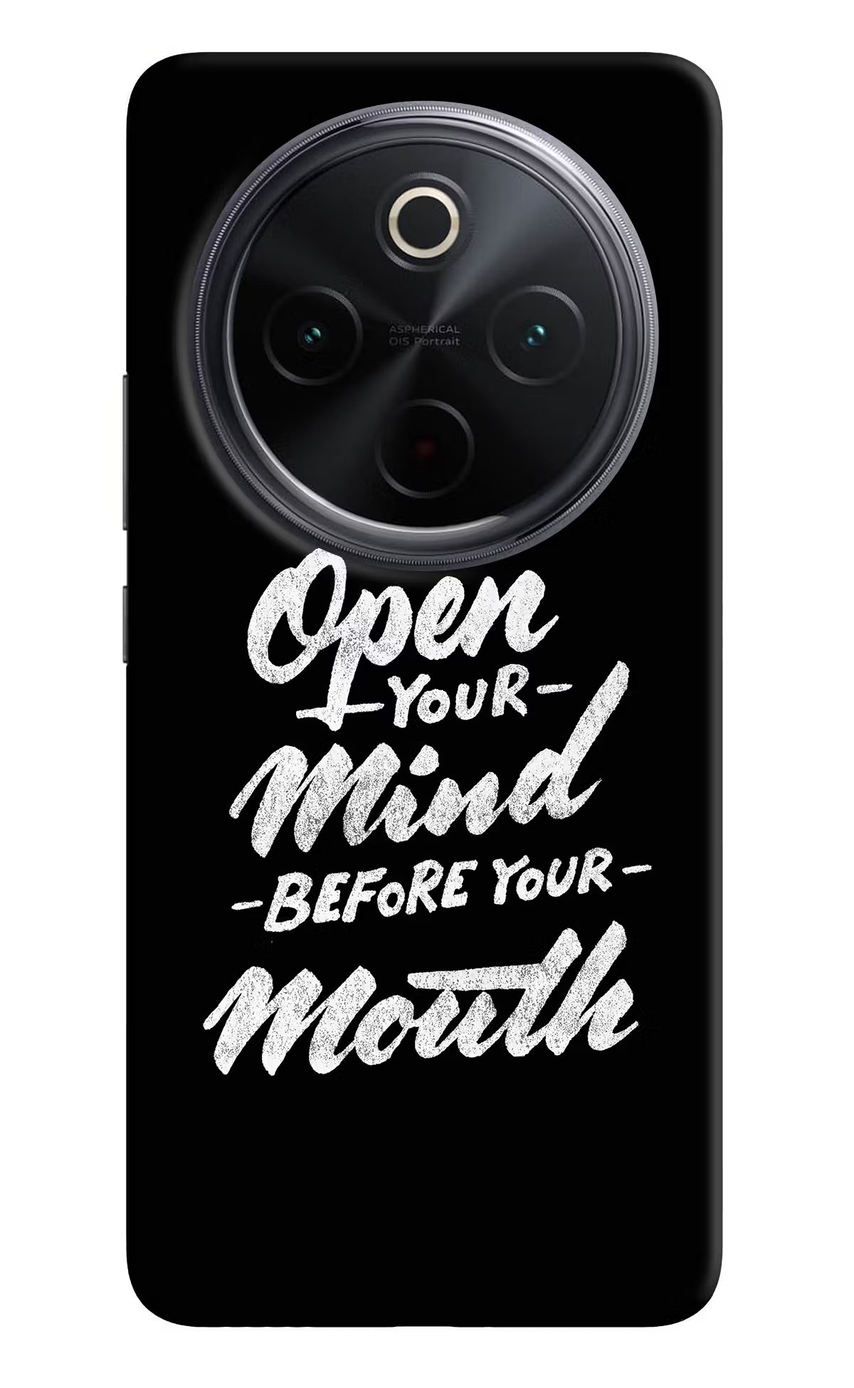 Open Your Mind Before Your Mouth iQOO Z10 5G Back Cover
