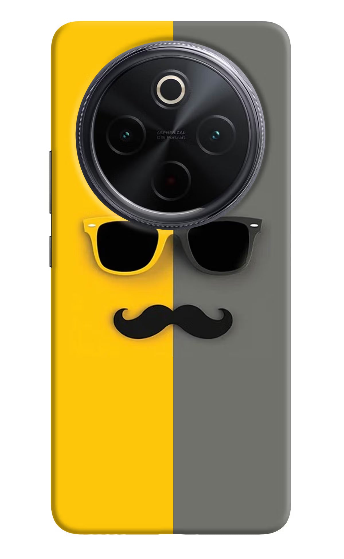 Sunglasses with Mustache iQOO Z10 5G Back Cover