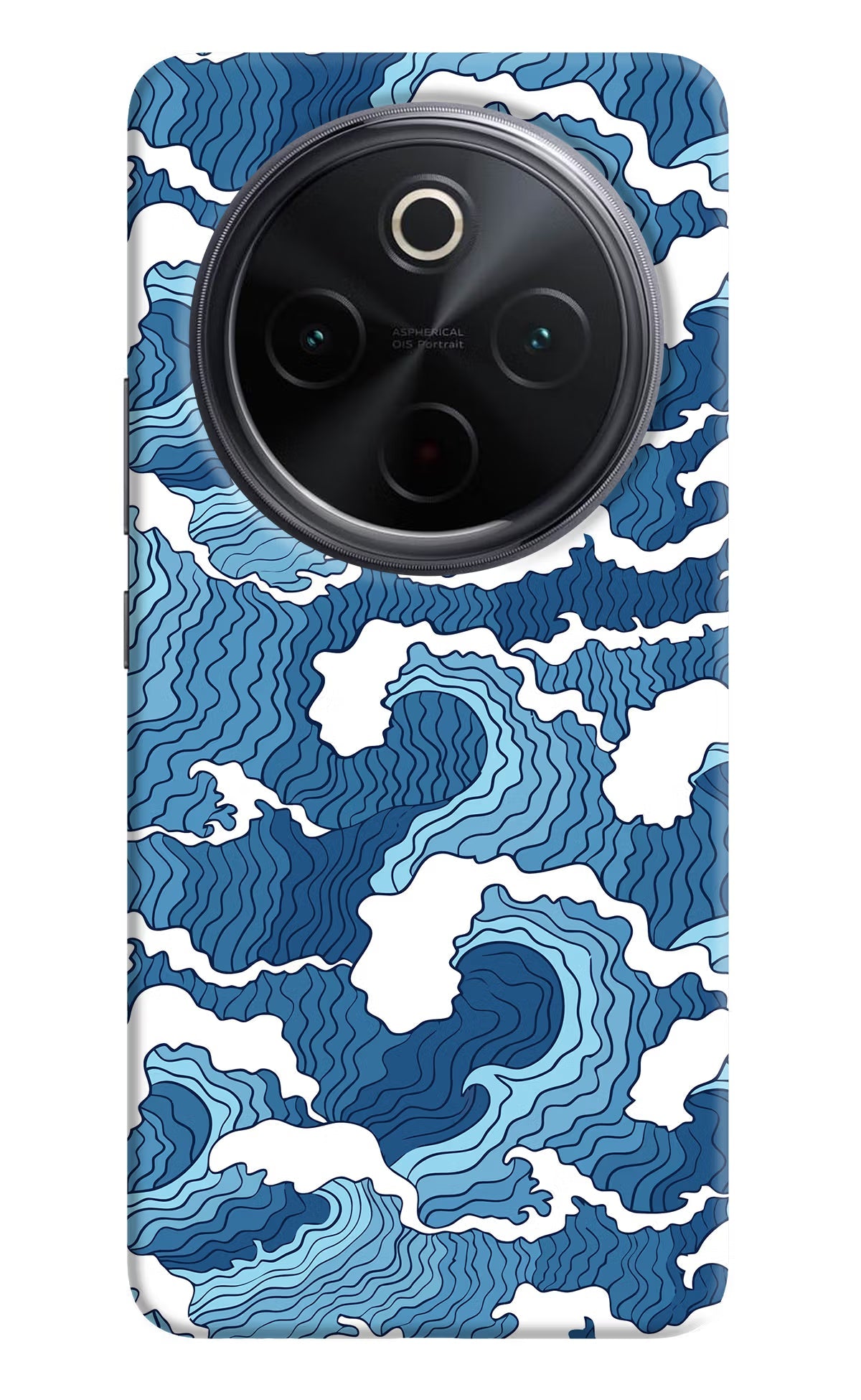 Blue Waves iQOO Z10 5G Back Cover