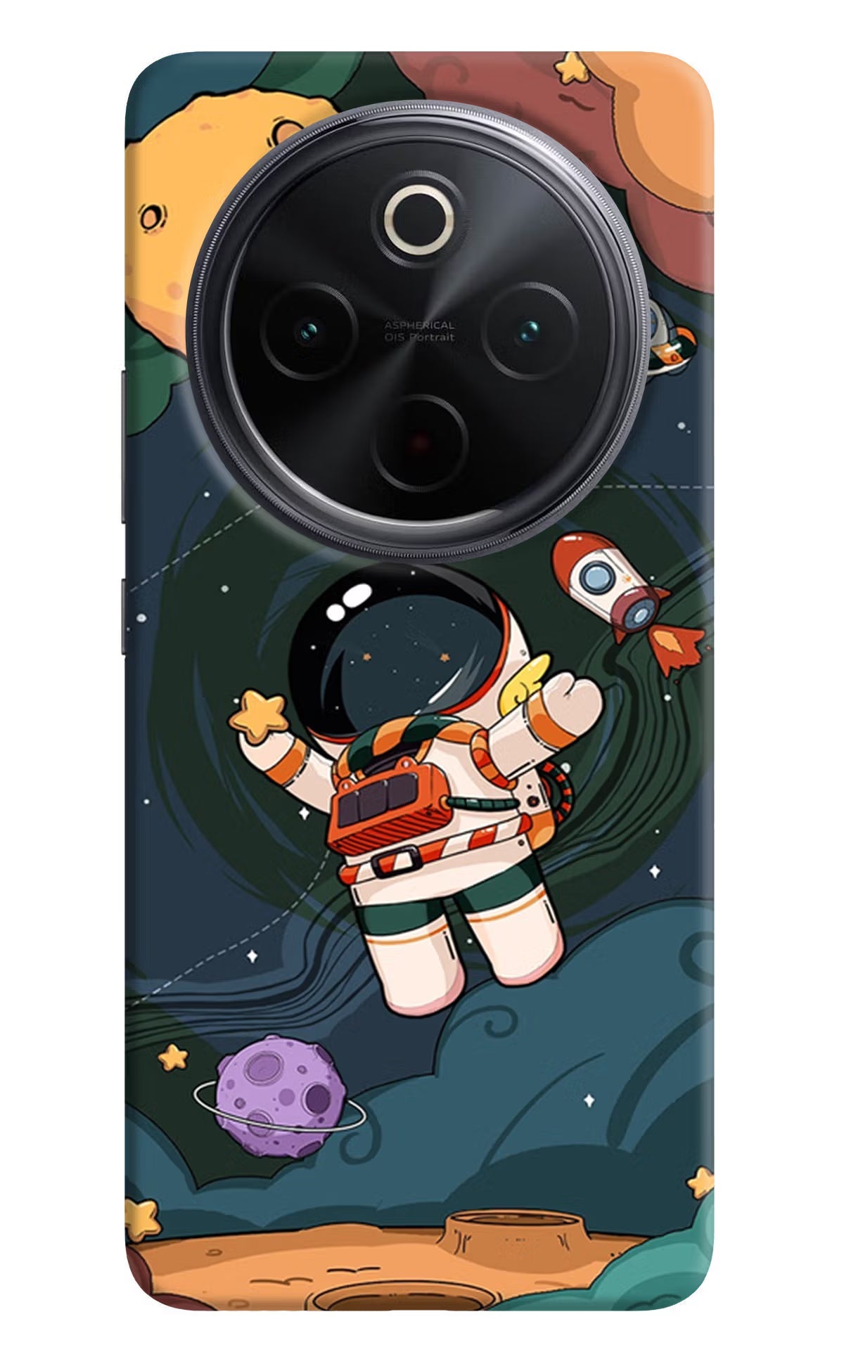 Cartoon Astronaut iQOO Z10 5G Back Cover