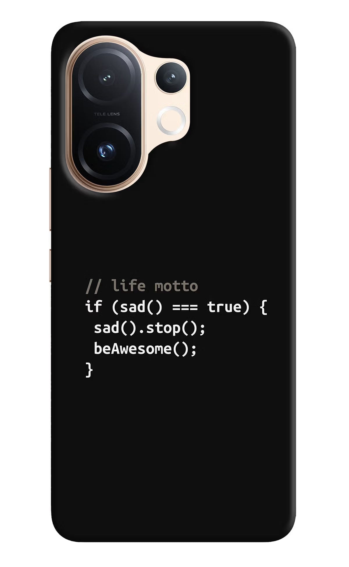 Life Motto Code Vivo T4 Pro 5G Back Cover