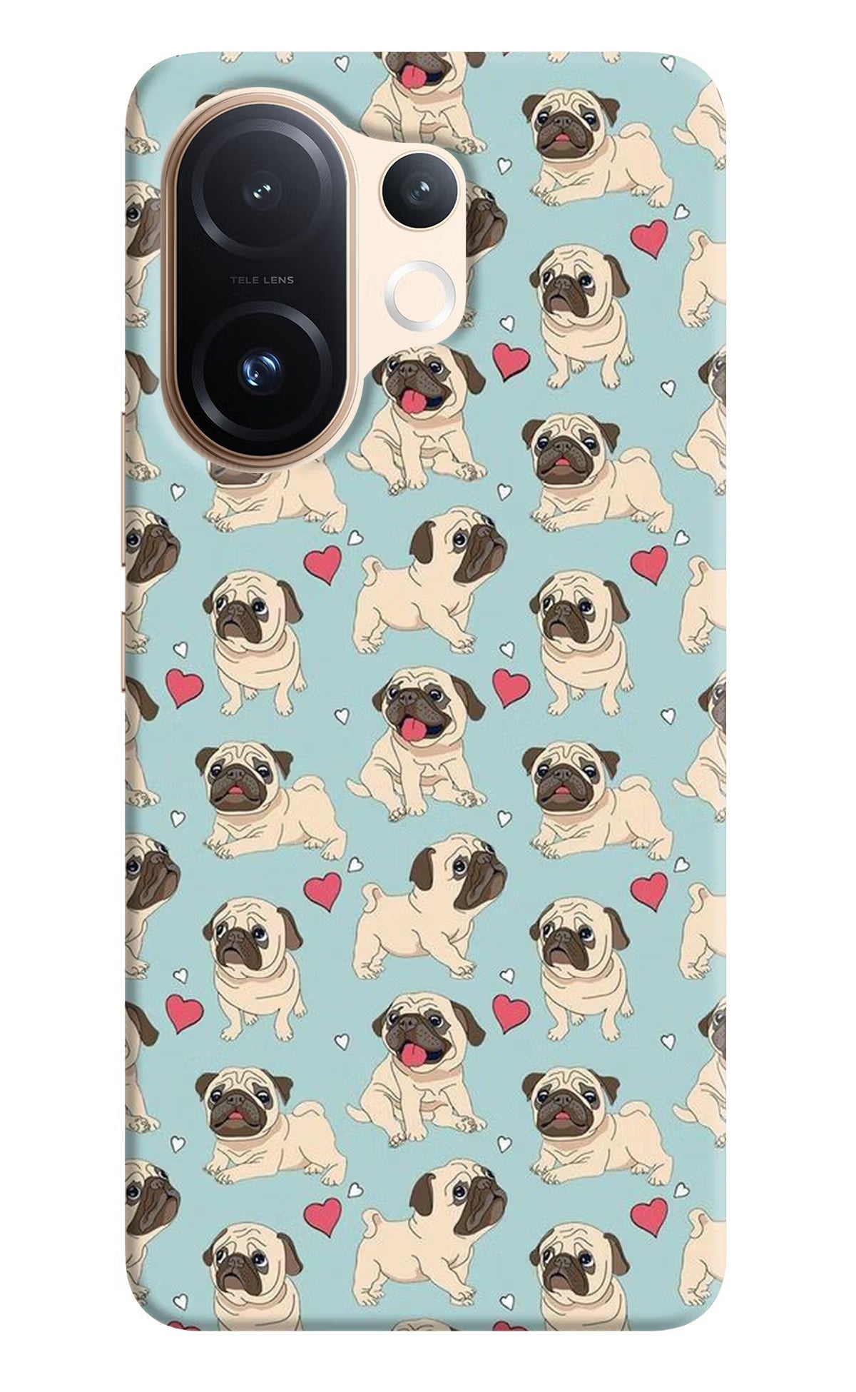 Pug Dog Vivo T4 Pro 5G Back Cover