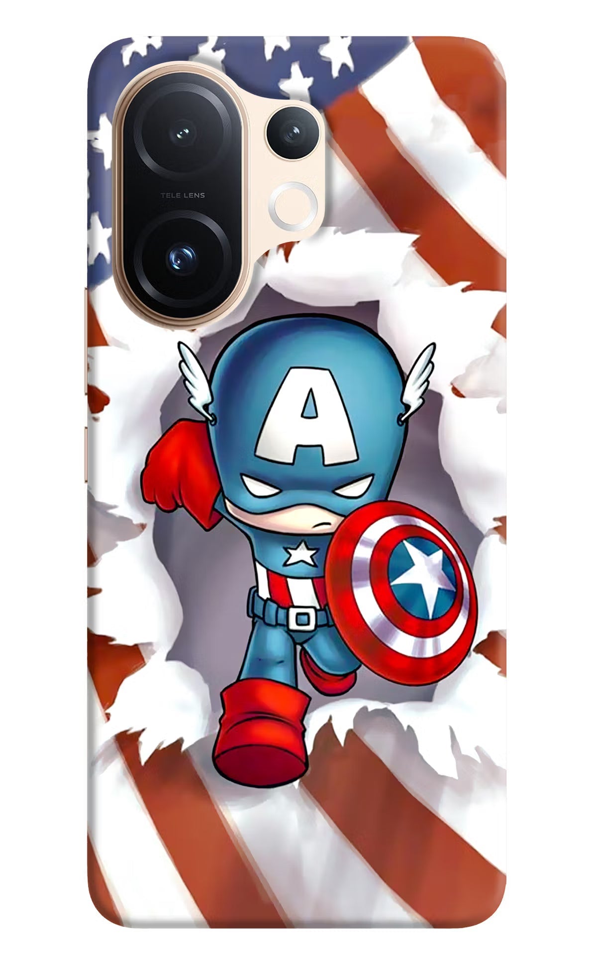 Captain America Vivo T4 Pro 5G Back Cover