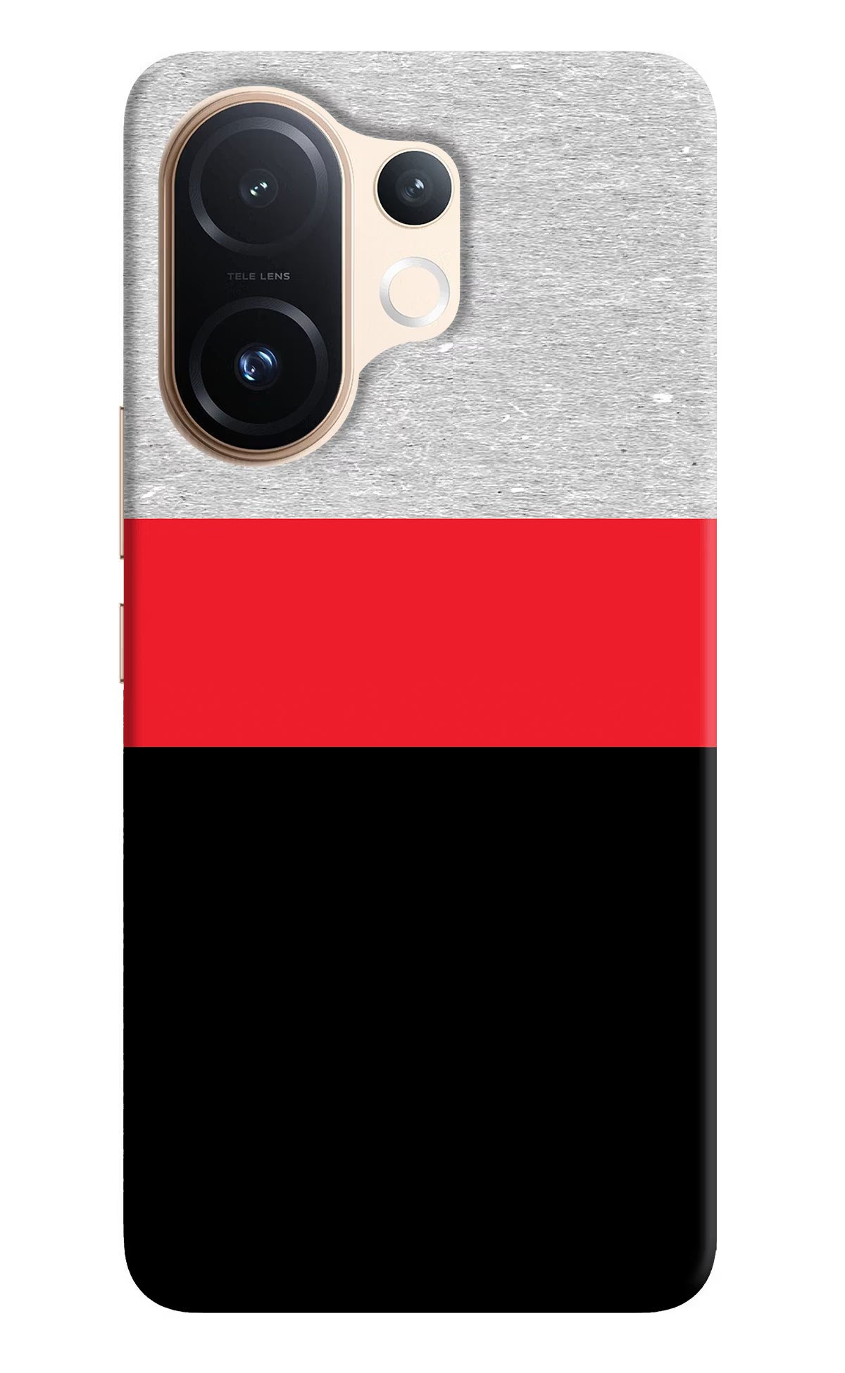Tri Color Pattern Vivo T4 Pro 5G Back Cover