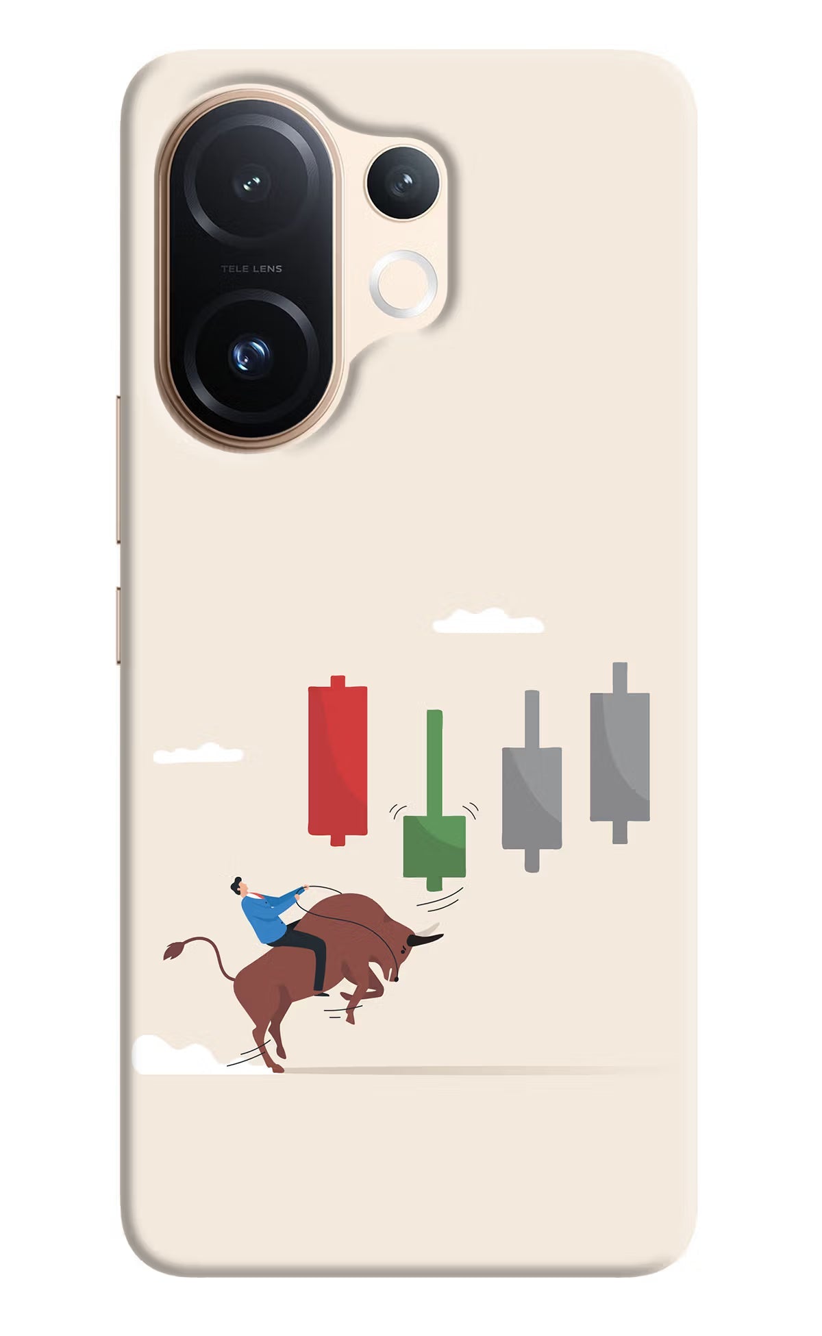 Bull Trading Momentum Vivo T4 Pro 5G Back Cover