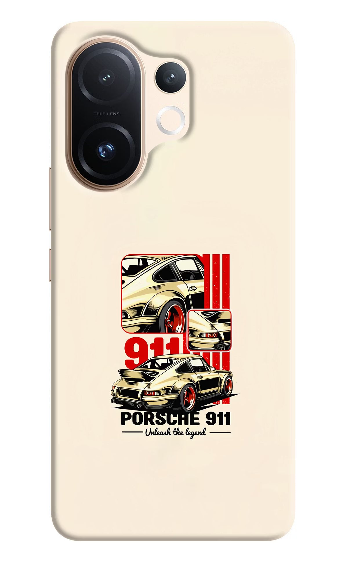 Classic Porsche 911 Vivo T4 Pro 5G Back Cover