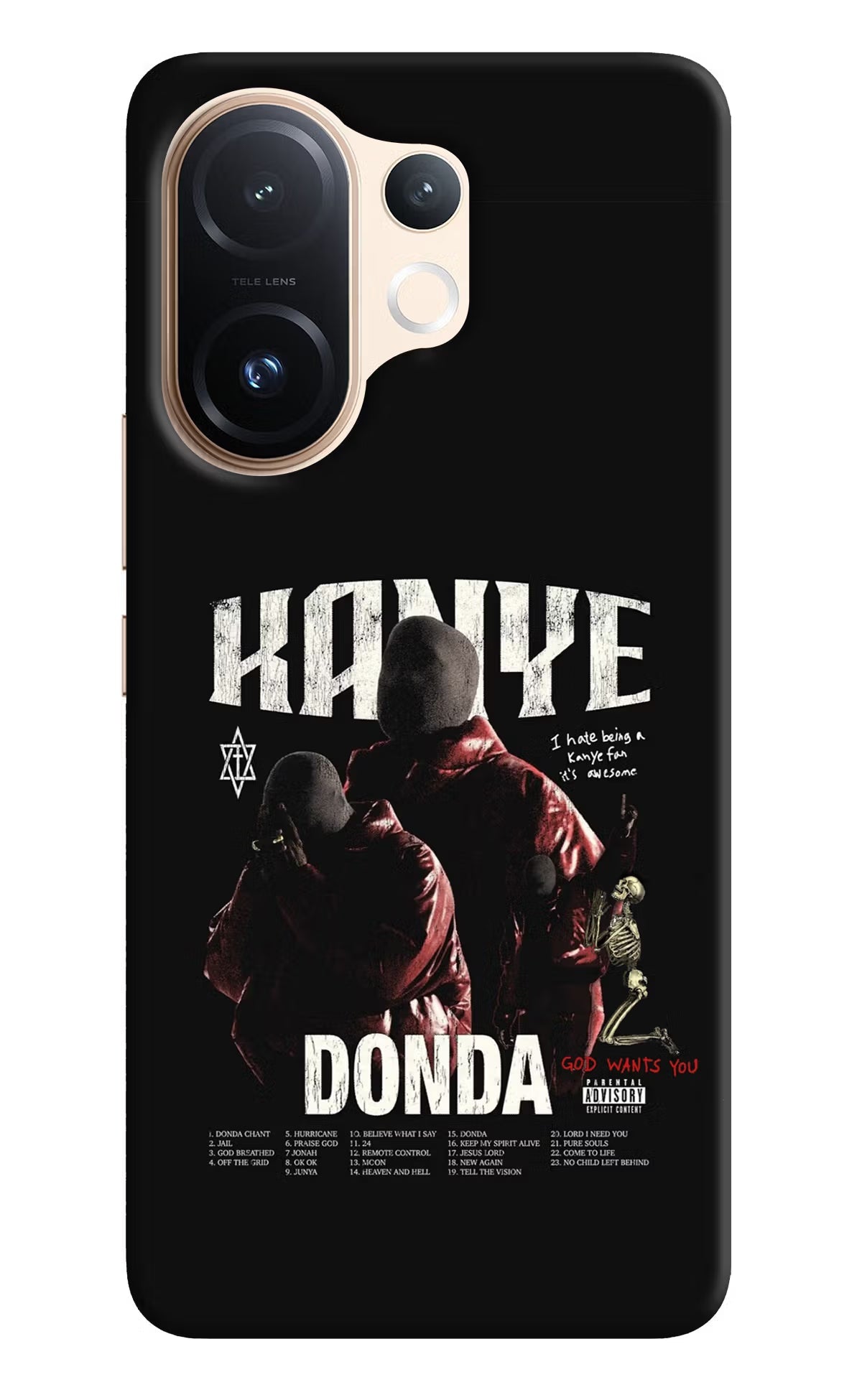 Donda Kanye West Vivo T4 Pro 5G Back Cover