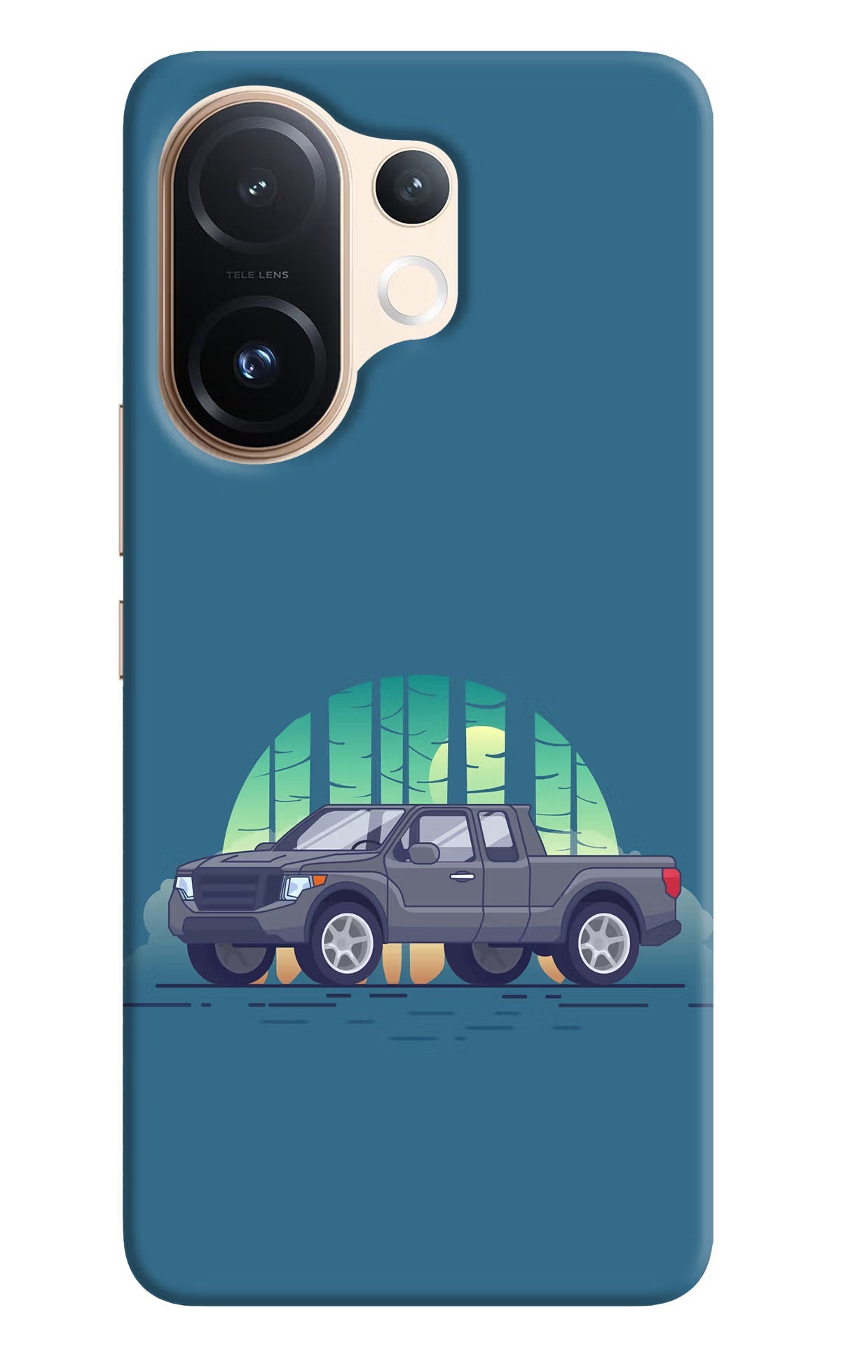 Retro Garage Vibe Vivo T4 Pro 5G Back Cover