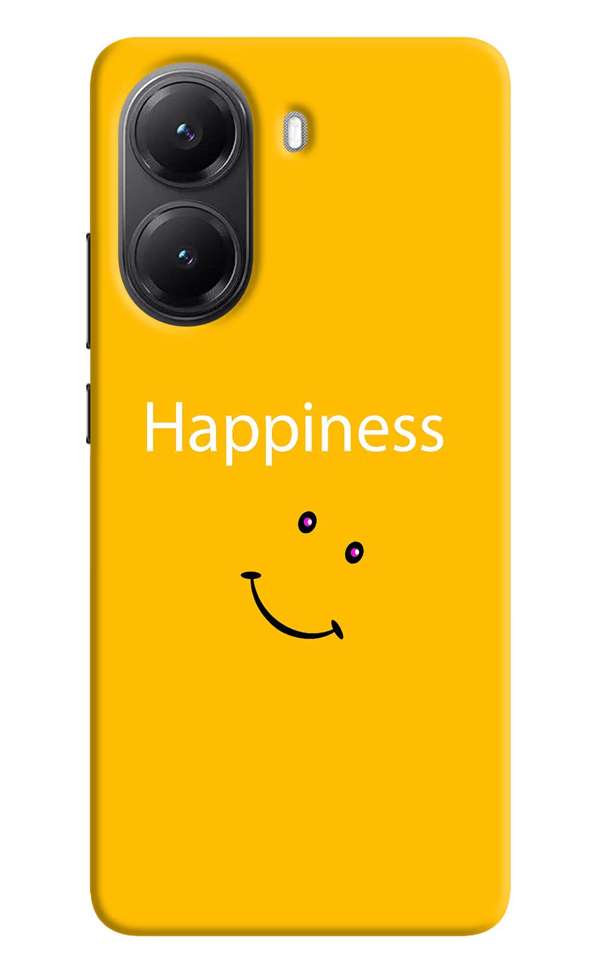 Happiness With Smiley POCO X7 Pro 5G Back Cover Hard Case - Hello Swanky