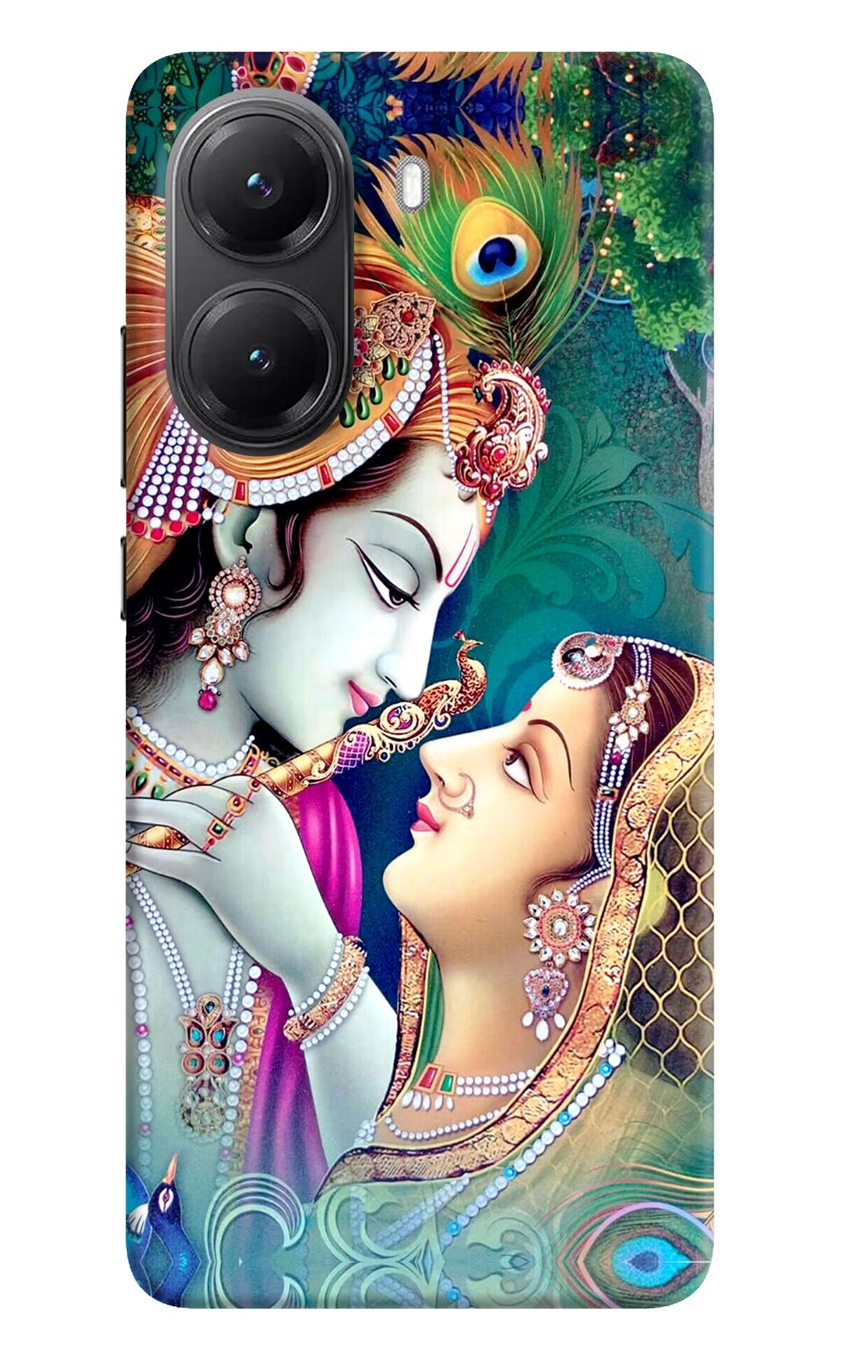 Lord Radha Krishna POCO X7 Pro 5G Back Cover Hard Case - Hello Swanky