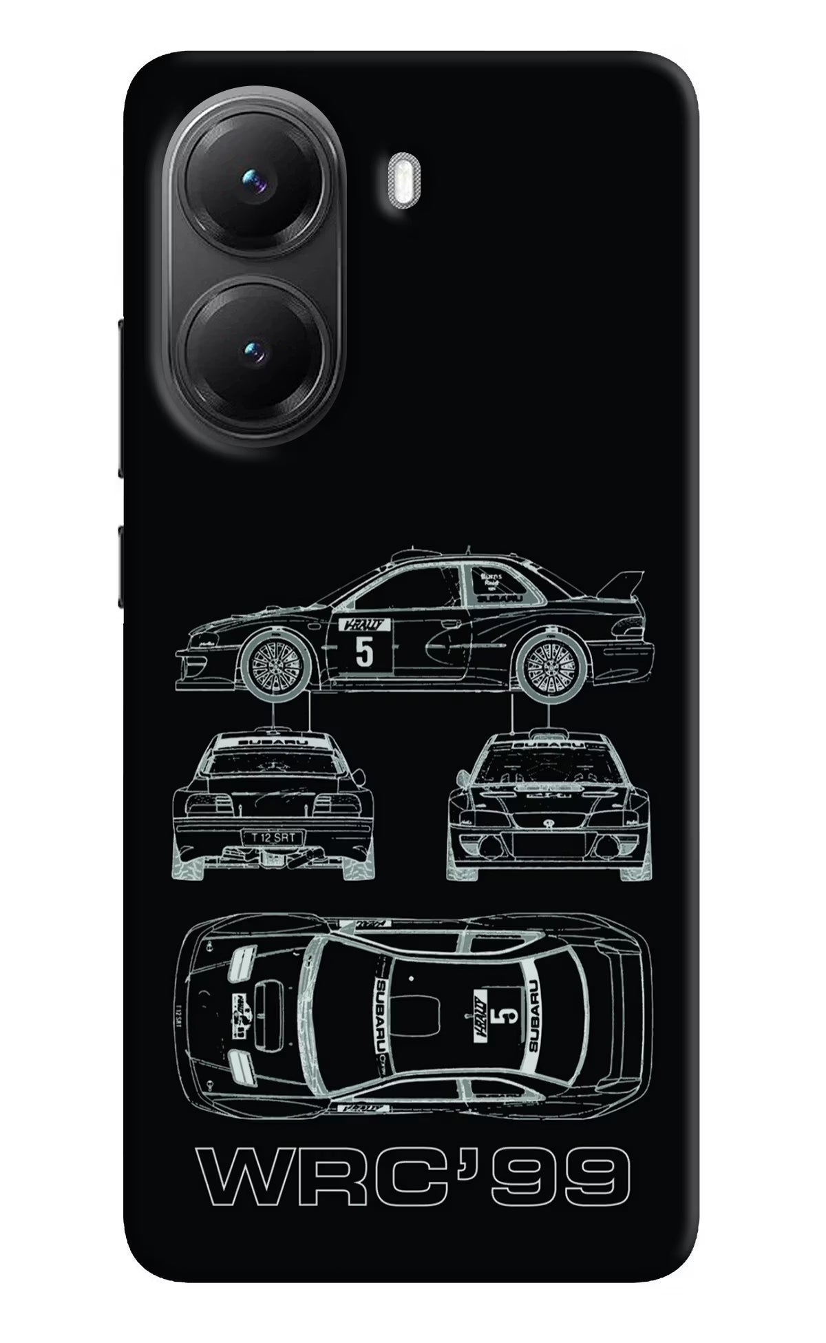 WRC'99 POCO X7 Pro 5G Back Cover Hard Case - Hello Swanky