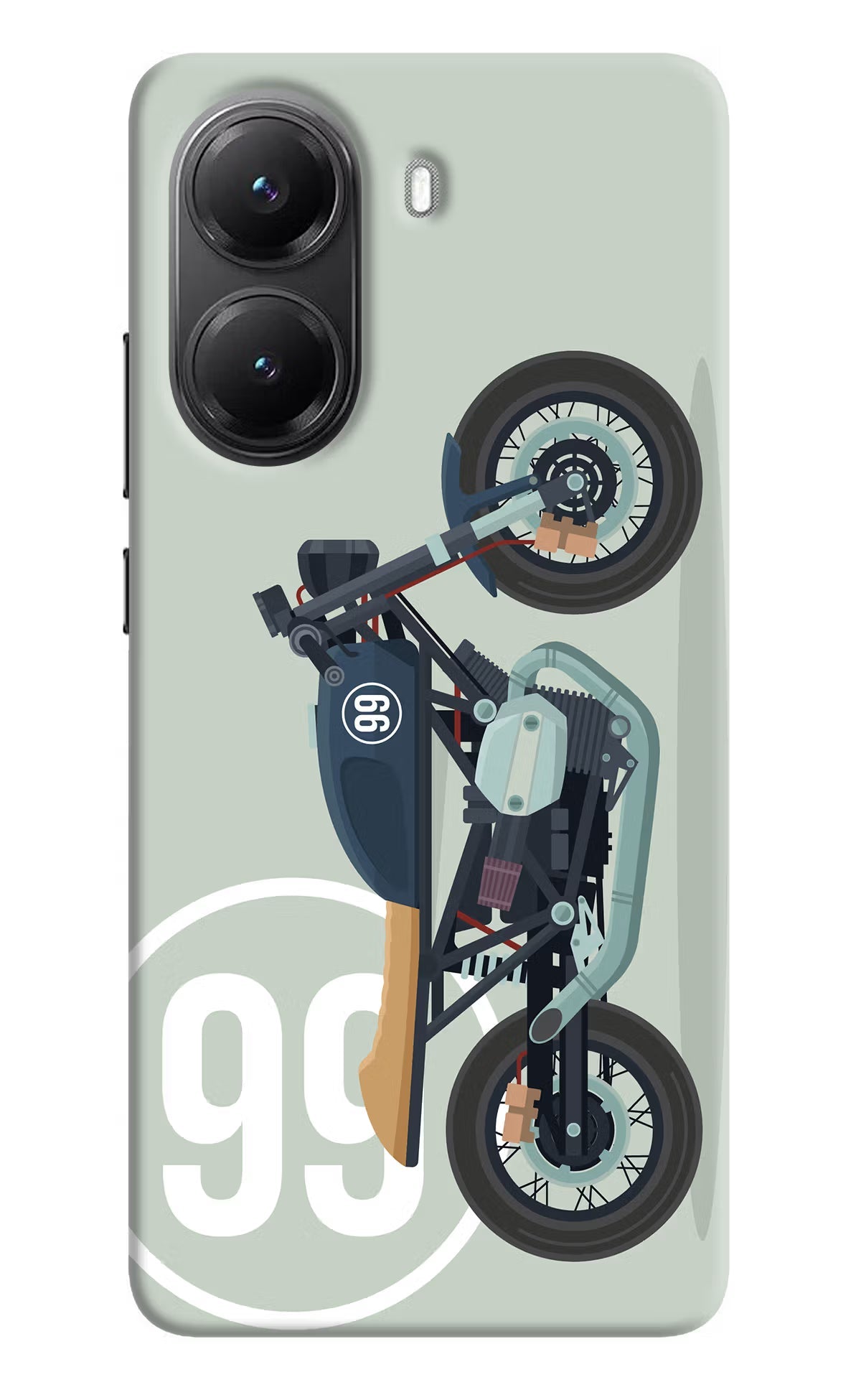 Classic Cafe Racer 99 POCO X7 Pro 5G Back Cover Hard Case - Hello Swanky