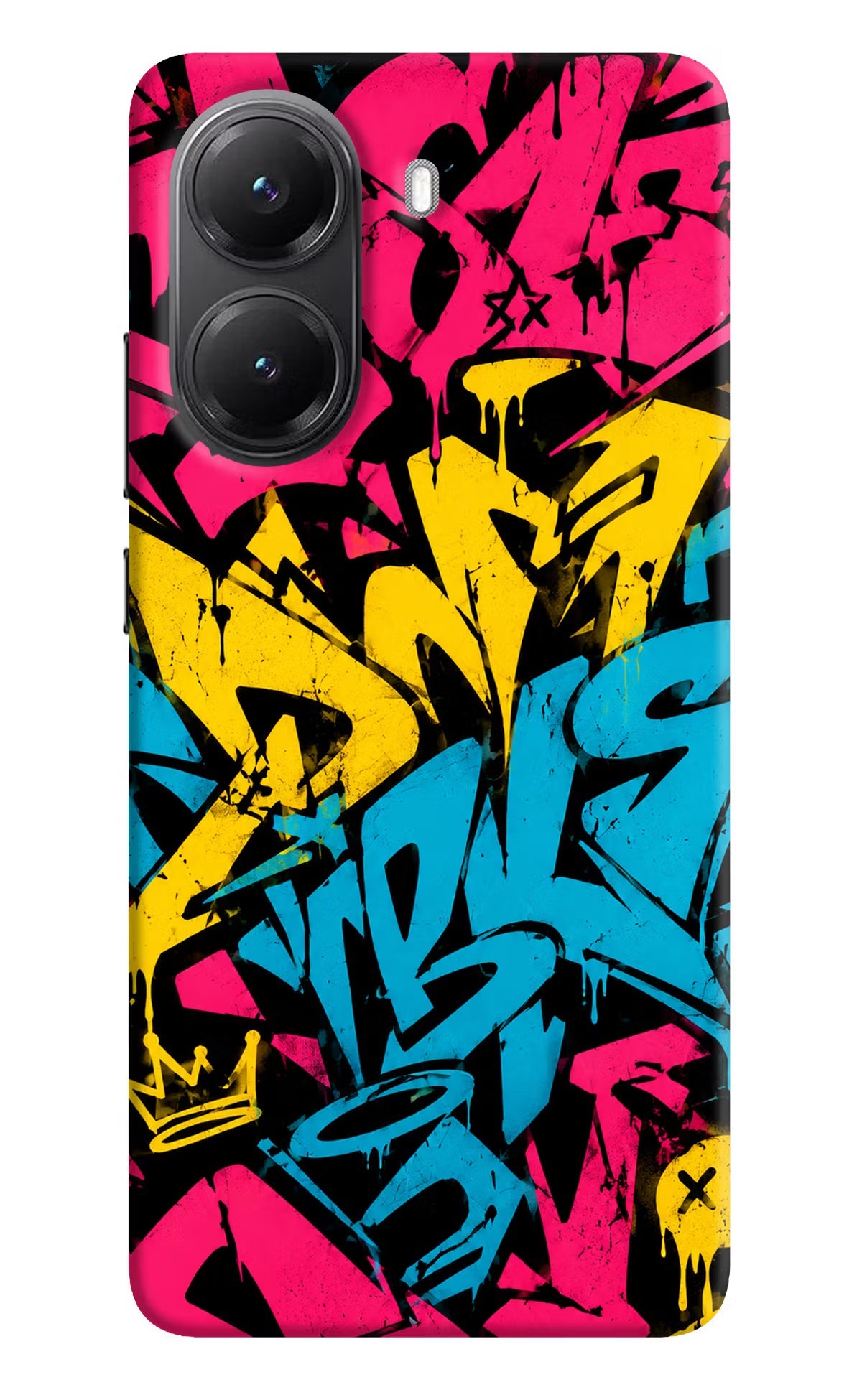 Graffiti Vibe POCO X7 Pro 5G Back Cover Hard Case - Hello Swanky