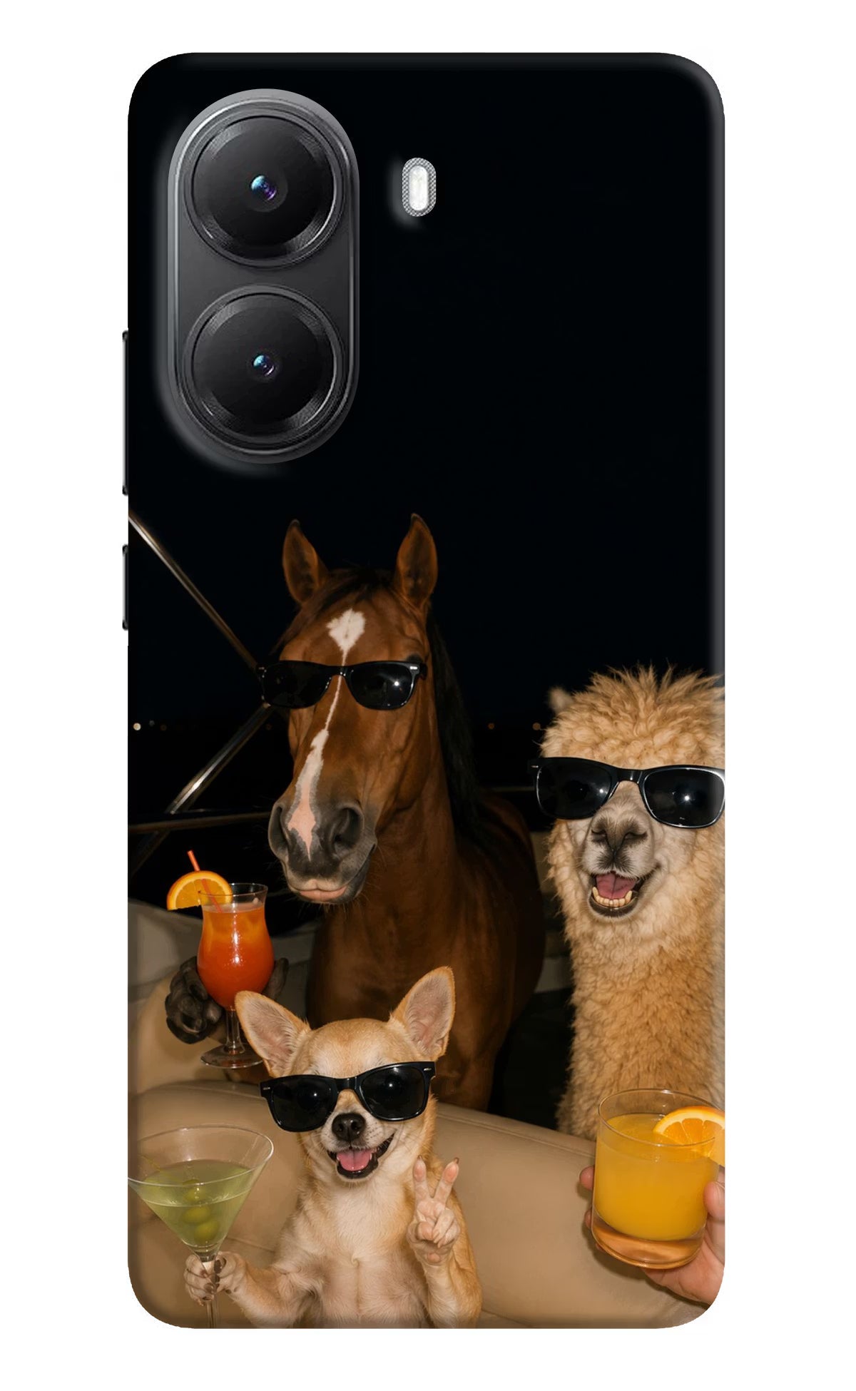 Party Squad POCO X7 Pro 5G Back Cover Hard Case - Hello Swanky