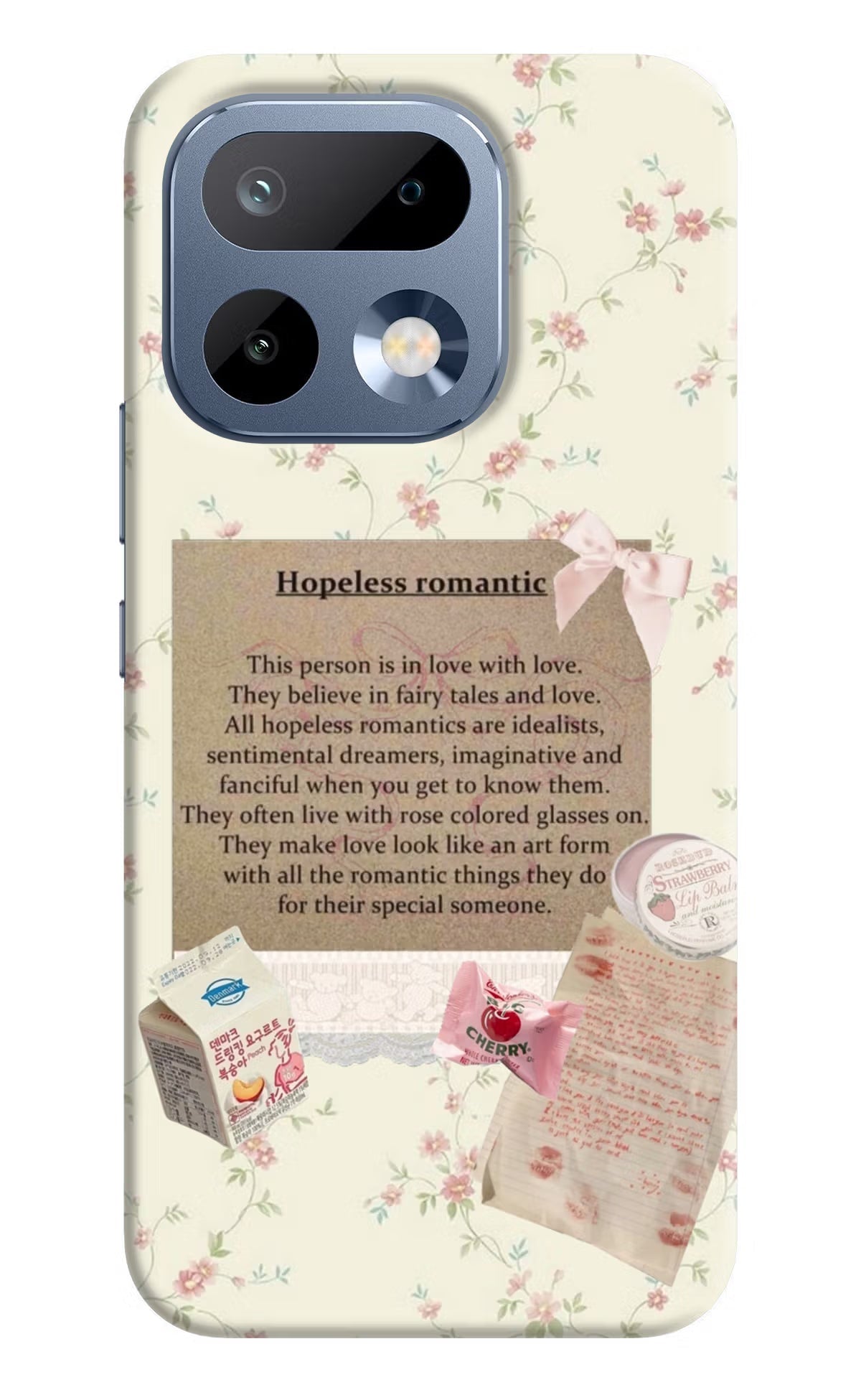 Hopeless Romantic Realme 16 Pro 5G Back Cover Hard Case - Hello Swanky