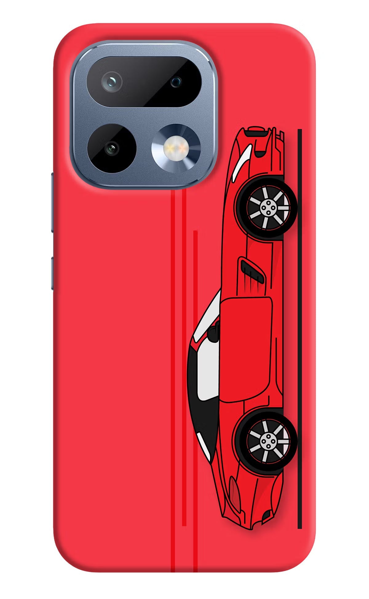 Red Velocity Realme 16 Pro 5G Back Cover Hard Case - Hello Swanky