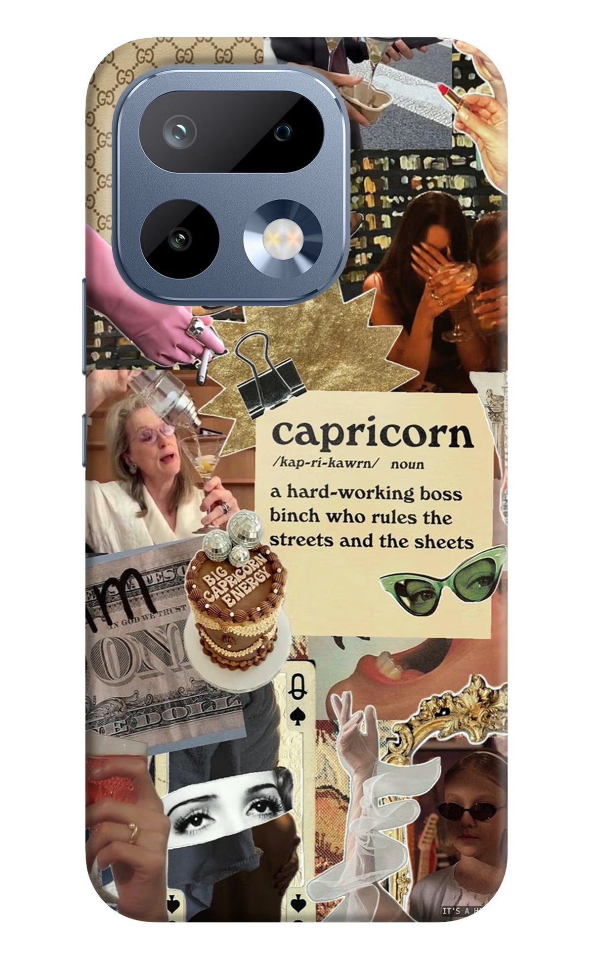 Capricorn Zodiac Realme 16 Pro 5G Back Cover Hard Case - Hello Swanky