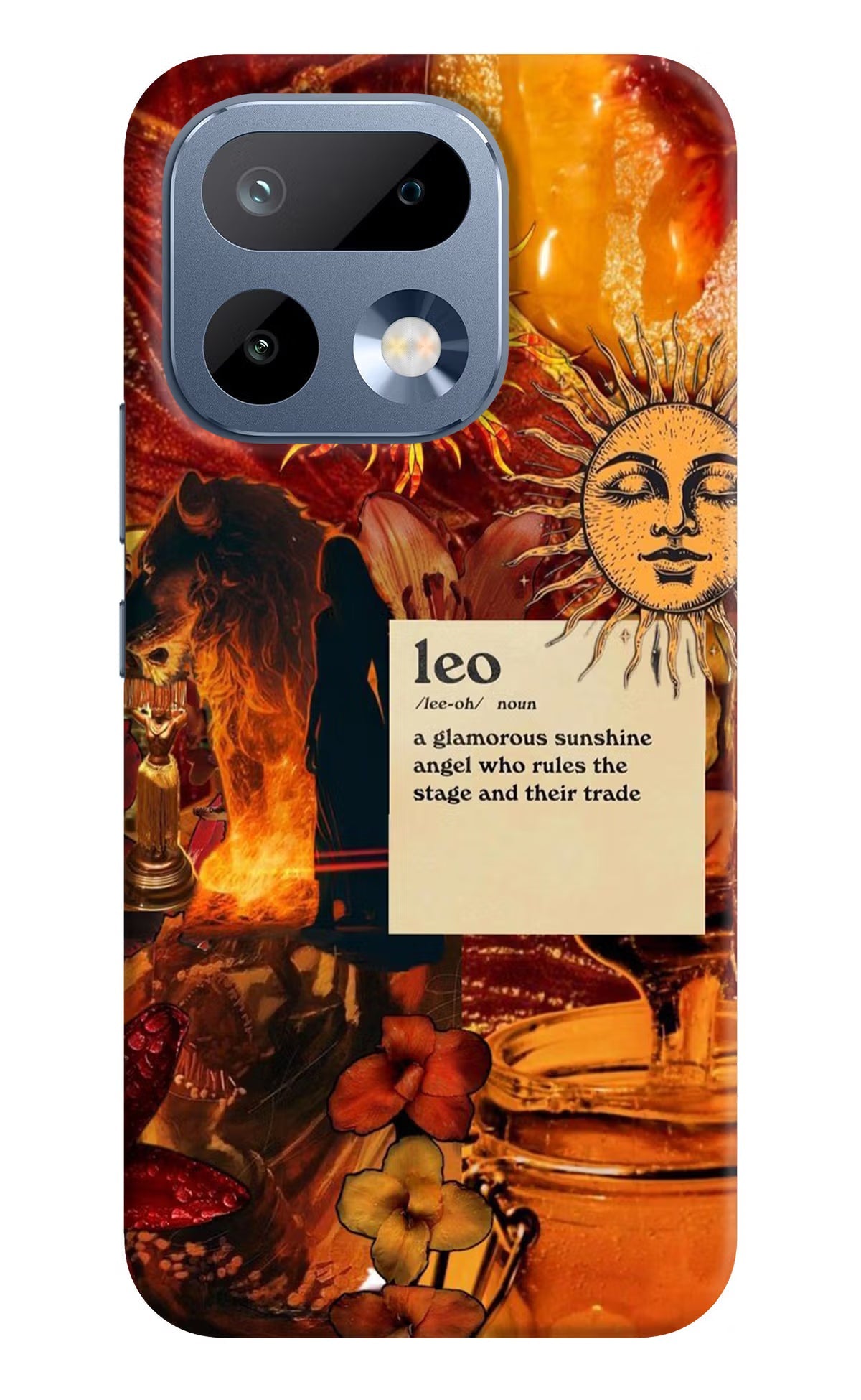 Leo Zodiac Realme 16 Pro 5G Back Cover Hard Case - Hello Swanky